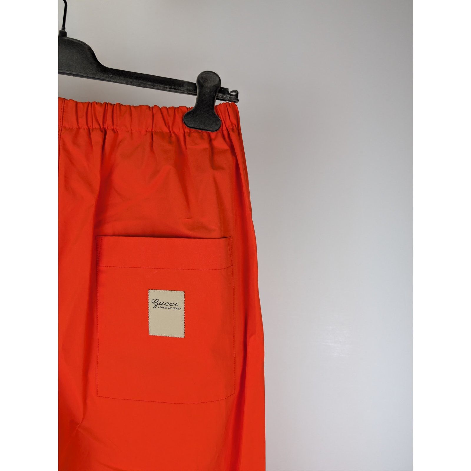 Gucci o1rshd1 Drawstring Nylon Pants Sweatpants trousers in Orange Size US 30 / EU 46 - 11 Thumbnail