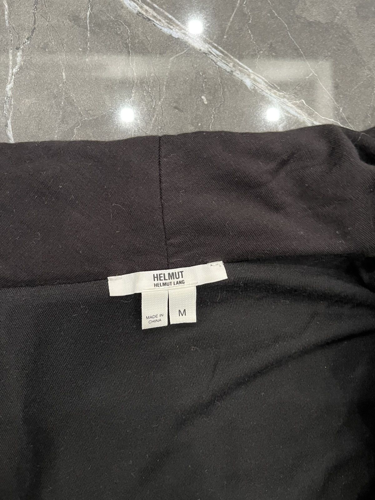 Helmut Lang HELMUT Helmut Lang Black Villous Jersey Jacket Medium Size M / US 6-8 / IT 42-44 - 2 Thumbnail