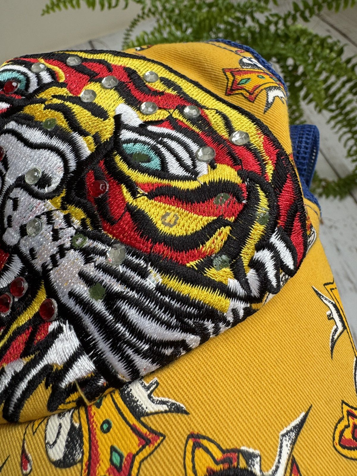 Ed Hardy Vintage Ed Hardy Cap Crystals Drip Y2K Size ONE SIZE - 9 Thumbnail
