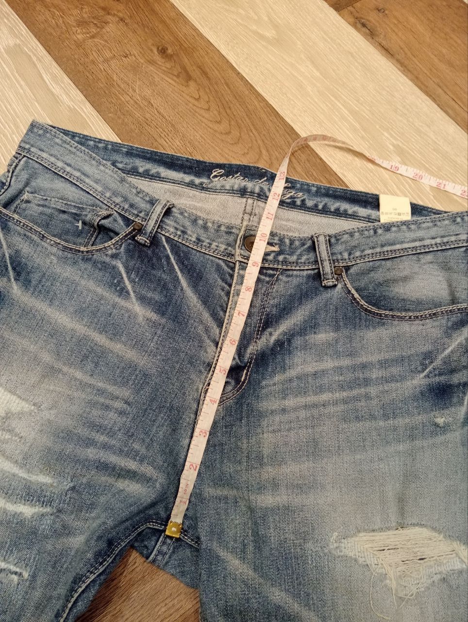 GOSTAR DE FUGA GOSTAR DE FUGA JAPAN STRETCH DISTRESSED JEANS Size US 35 - 12 Thumbnail