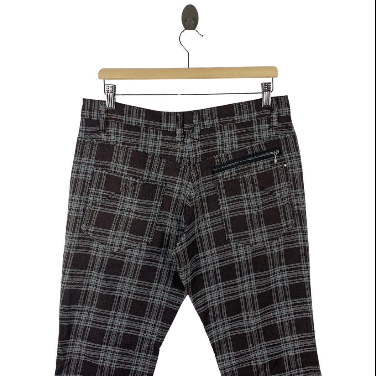 Japanese Brand × semanticdesign SEMANTIC DESIGN tartan plaid pants Size US 34 / EU 50 - 17 Thumbnail