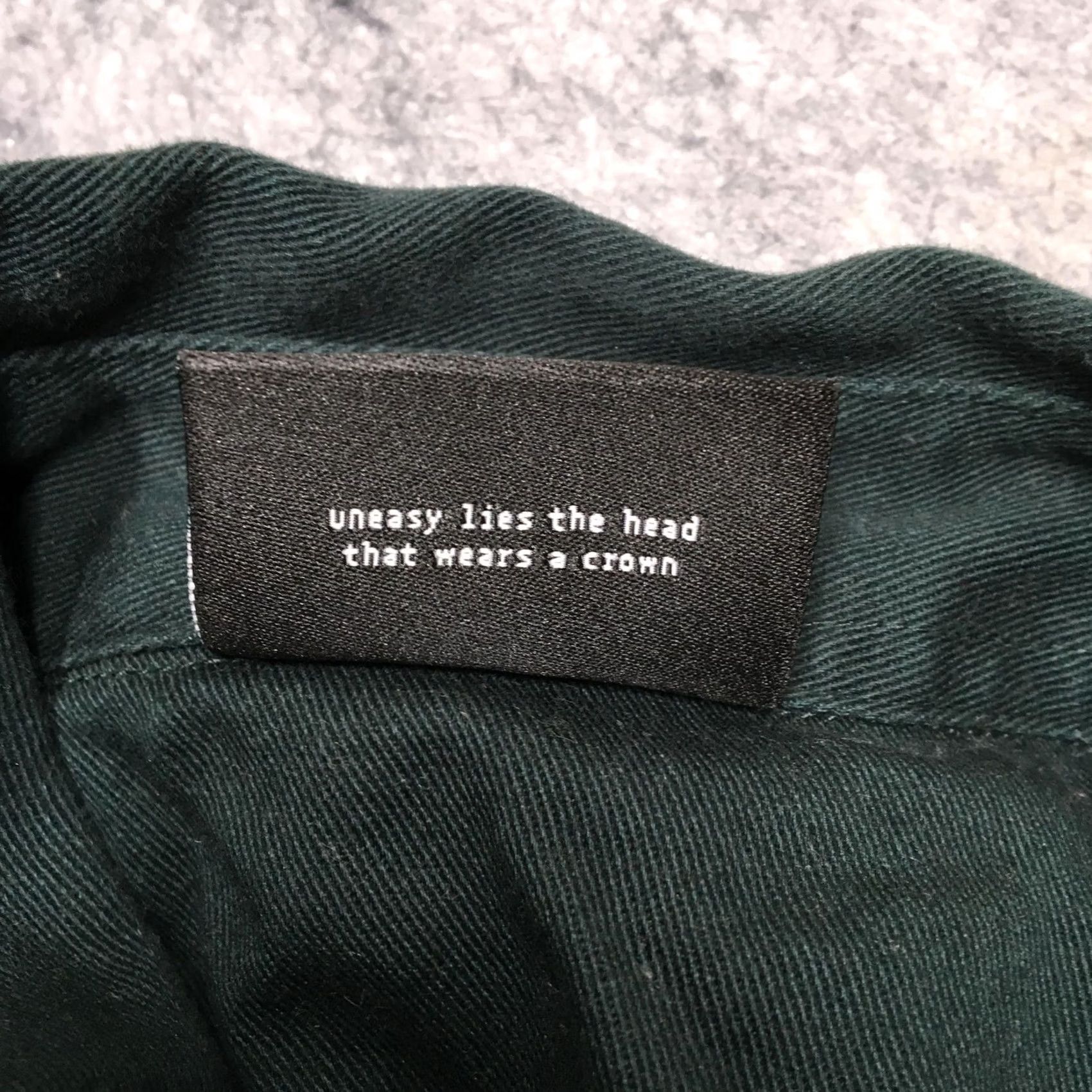 Vintage Jiberish Shirt Mens Large Green Twill Lined Button Up Workwear Casual Shacket Size US L / EU 52-54 / 3 - 5 Thumbnail