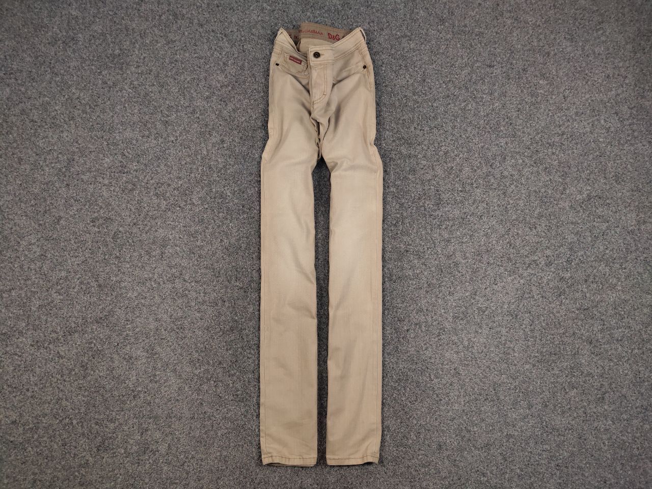 Dolce & Gabbana Vintage 90's Dolce & Gabbana amazing Beige denim tight Jeans Size 30" / US 8 / IT 44 - 1 Thumbnail