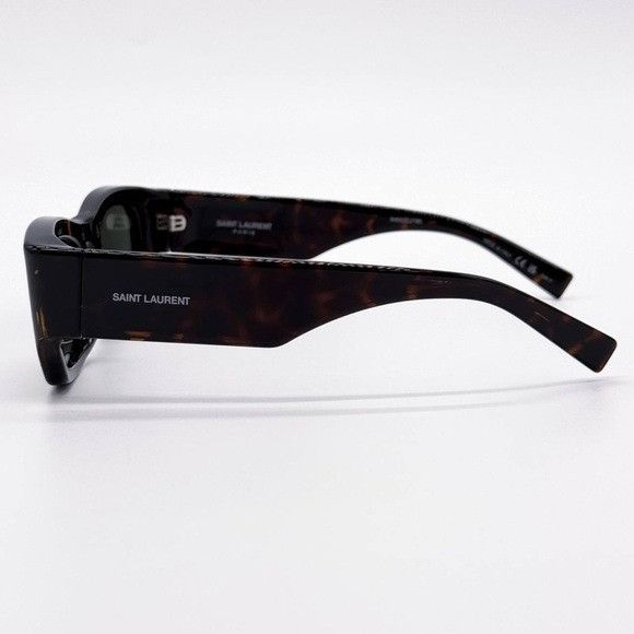 Saint Laurent Paris NEW SAINT LAURENT SL 713 002 SQUARE HAVANA GREY WOMEN SL713 Size ONE SIZE - 4 Thumbnail