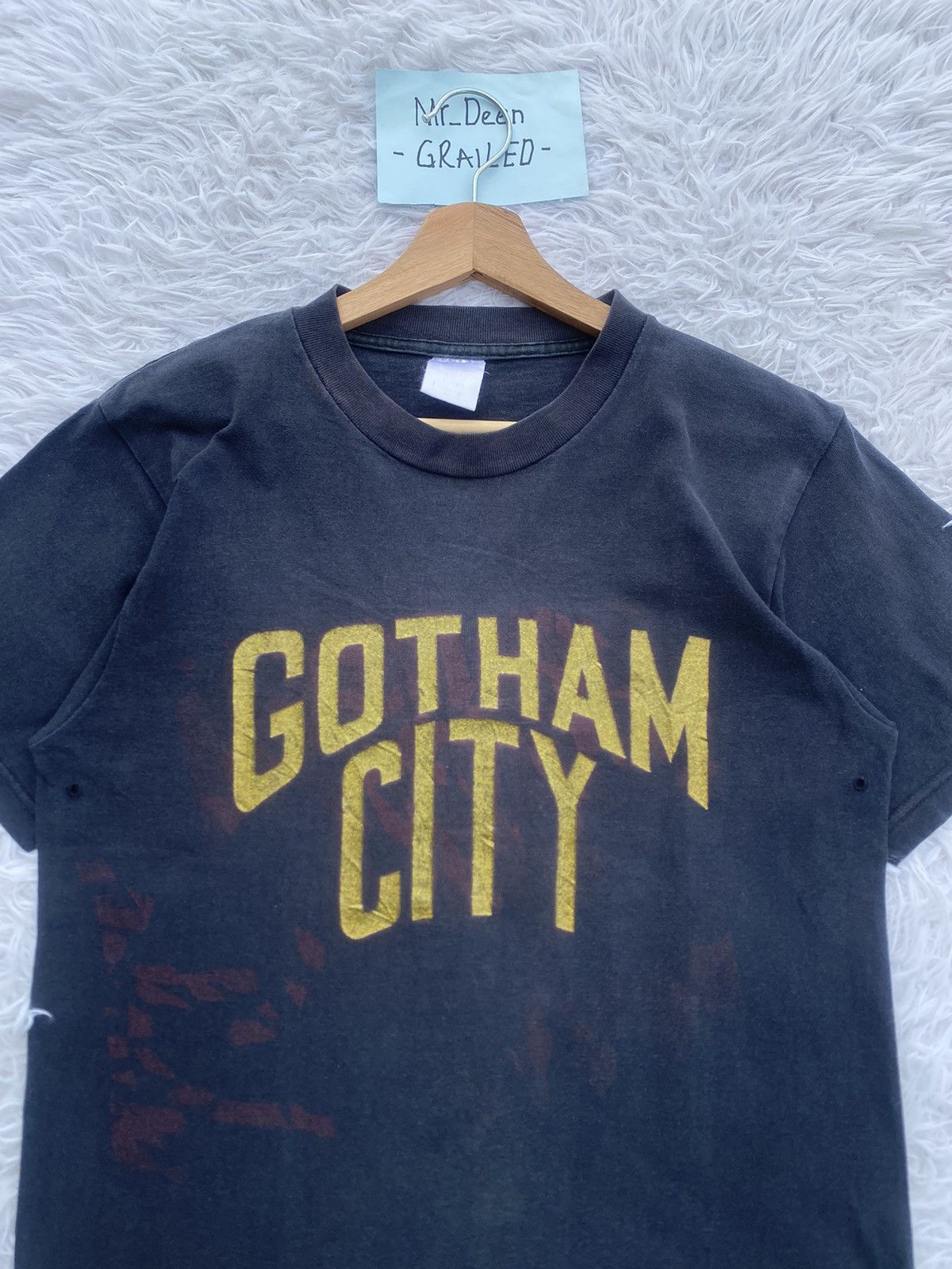 Japanese Brand Rare Vintage Gotham City Inspired Number (N)ine Tshirt Size US S / EU 44-46 / 1 - 1 Thumbnail