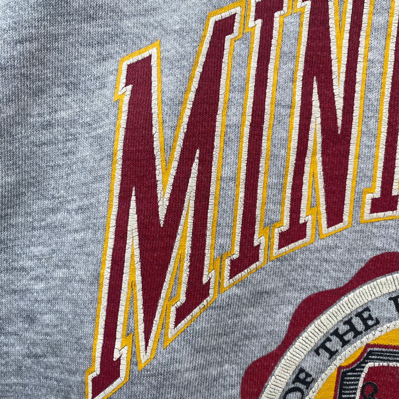 Vintage VINTAGE UNIVERSITY OF MINNESOTA SWEATSHIRT LARGE PULLOVER Size US L / EU 52-54 / 3 - 5 Thumbnail