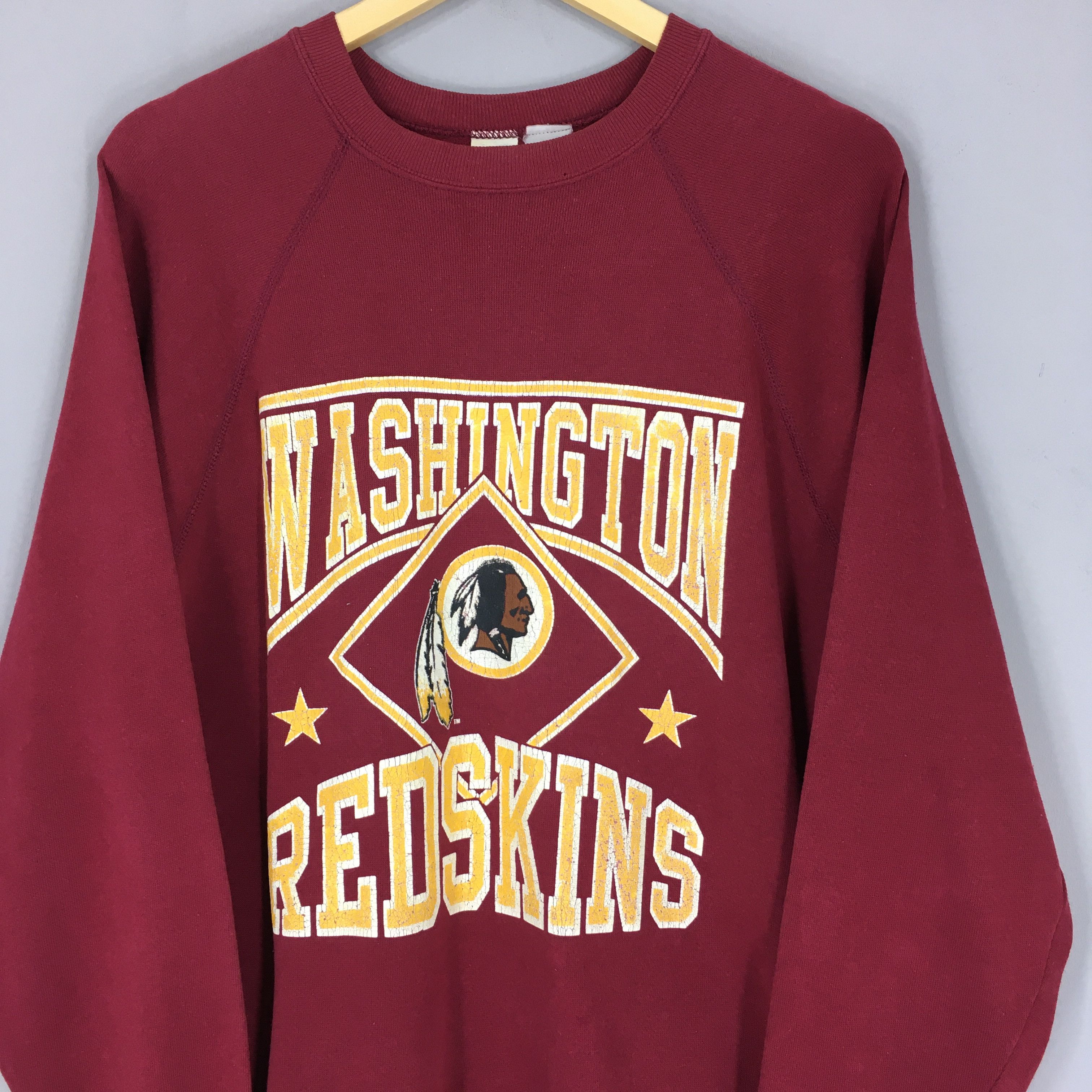NFL × Vintage Vintage 90s Washington Redskins NFL Sweatshirt Large Size US L / EU 52-54 / 3 - 2 Thumbnail