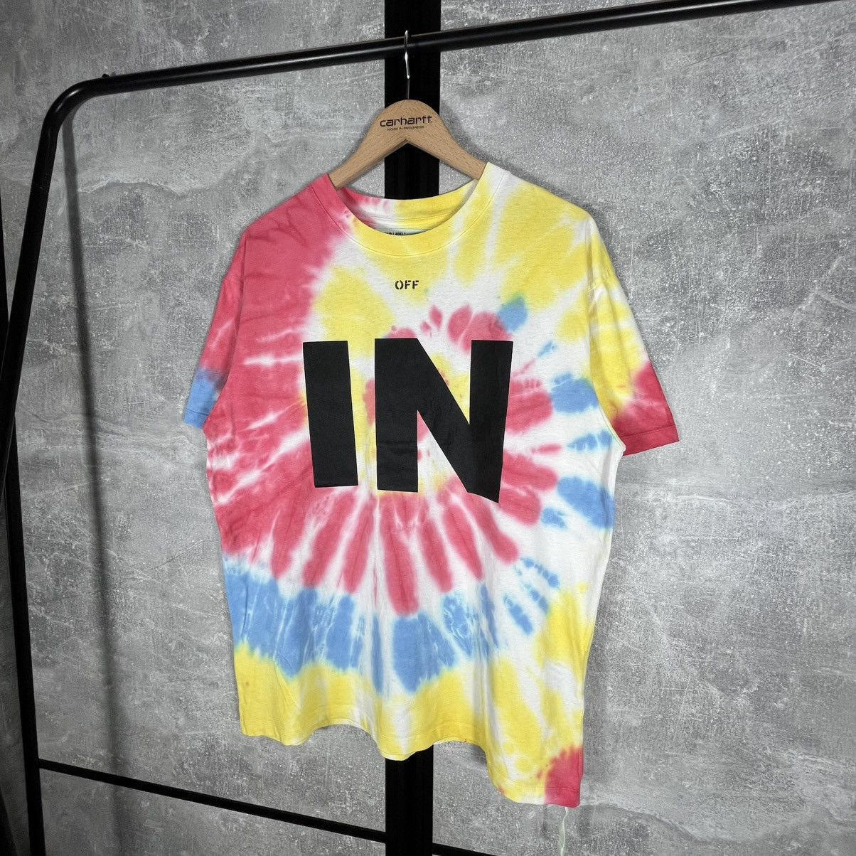 Off-White OFF WHITE x IN STYLE TIE DYE BIGLOGO TSHIRT TEE VIRGIL ABLOH Size US L / EU 52-54 / 3 - 1 Thumbnail