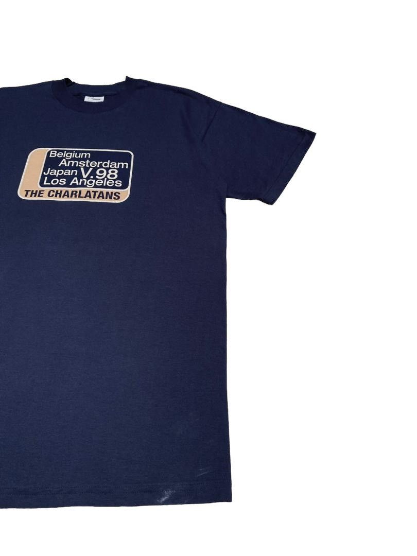Band Tees × Vintage Rare Design Vintage Rock Band The Charlatans T-shirt 1990s Size US L / EU 52-54 / 3 - 5 Thumbnail