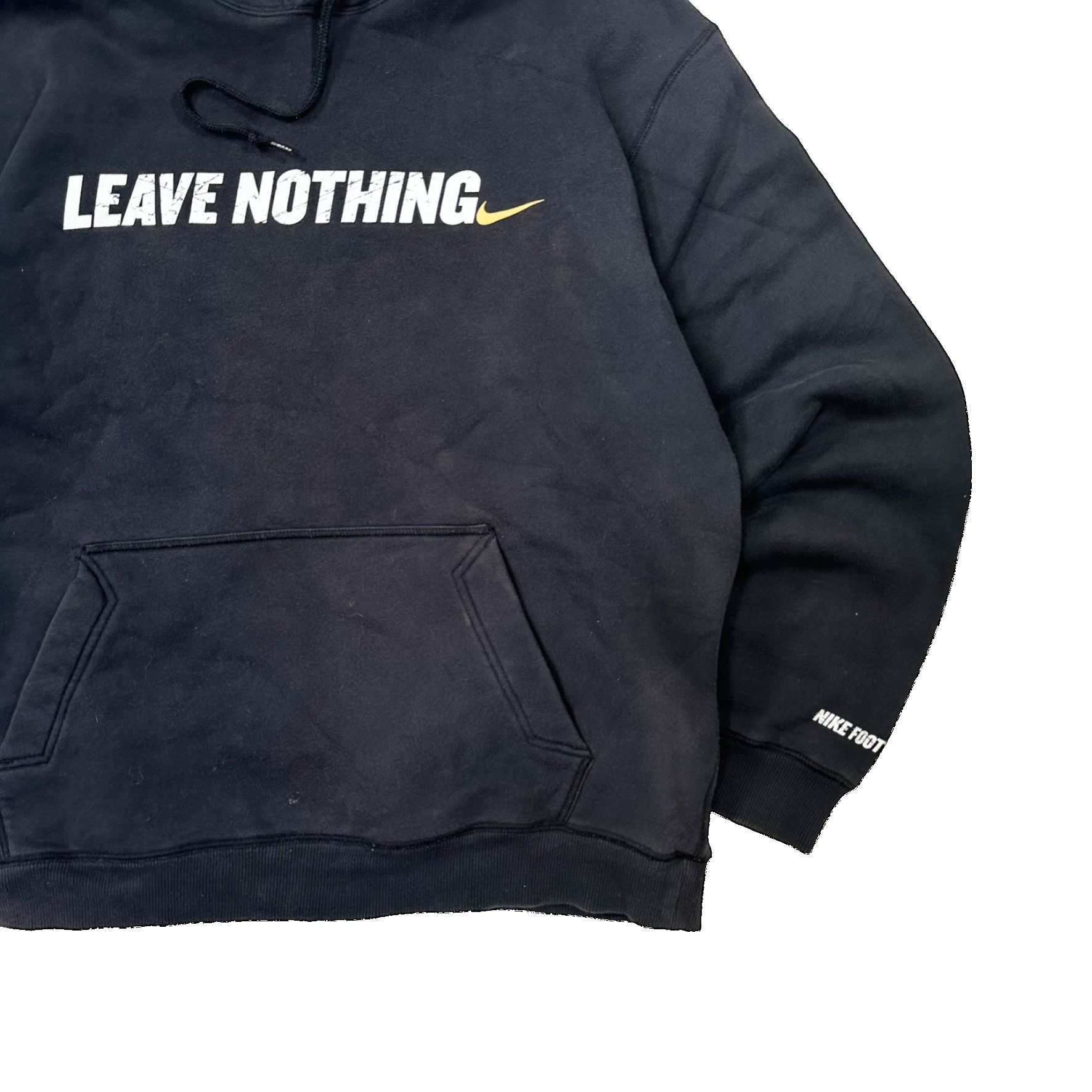 Vintage Vintage 00s Nike Leave Nothing Big Print Graphic Hoodie Size US XL / EU 56 / 4 - 3 Thumbnail