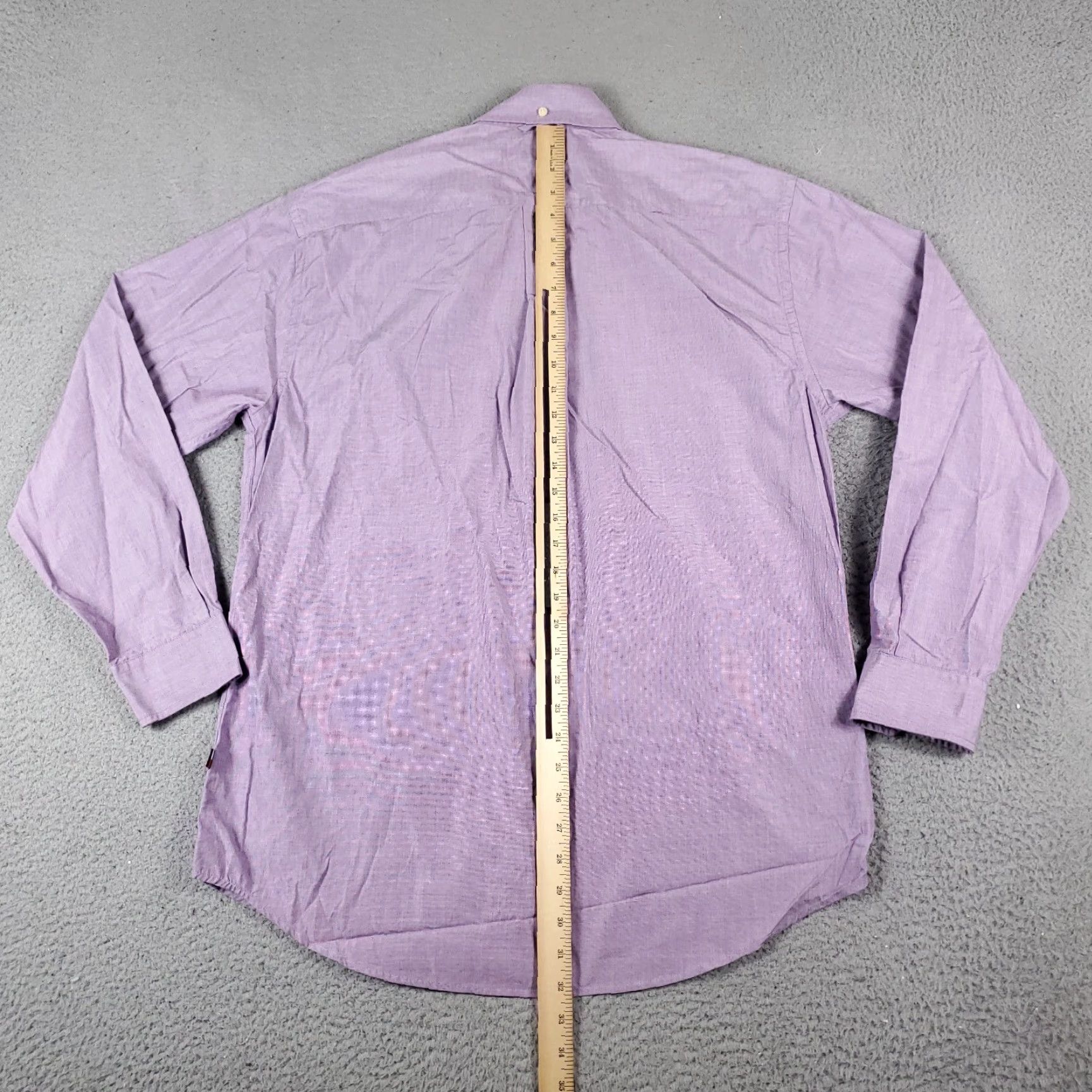 Tommy Hilfiger Tommy Hilfiger Shirt Mens Medium Purple Button-Up Long Sleeve Casual Business Formal 90s Preppy Mens Size US M / EU 48-50 / 2 - 4 Thumbnail