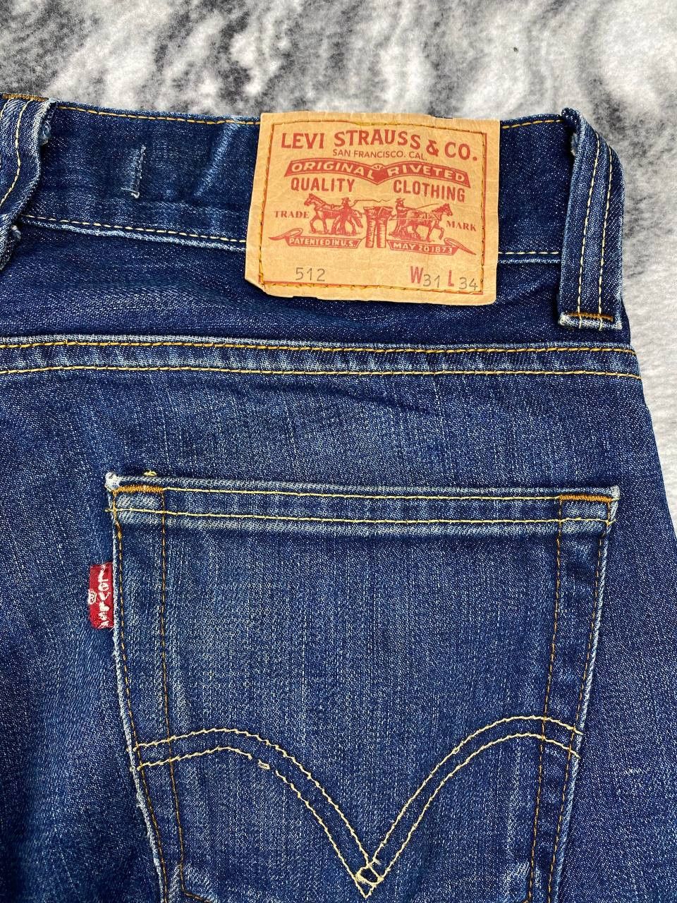 Levi's Levis 512 Bootcut Denim Jeans Size US 31 - 11 Thumbnail