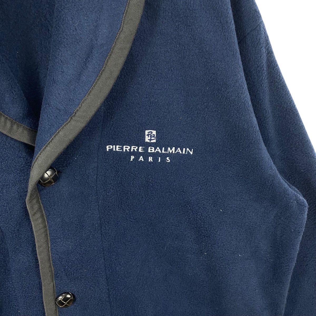 Pierre Balmain Vintage PIERRE BALMAIN Paris Fleece Cardigan Jacket Shawl Size US XL / EU 56 / 4 - 6 Thumbnail