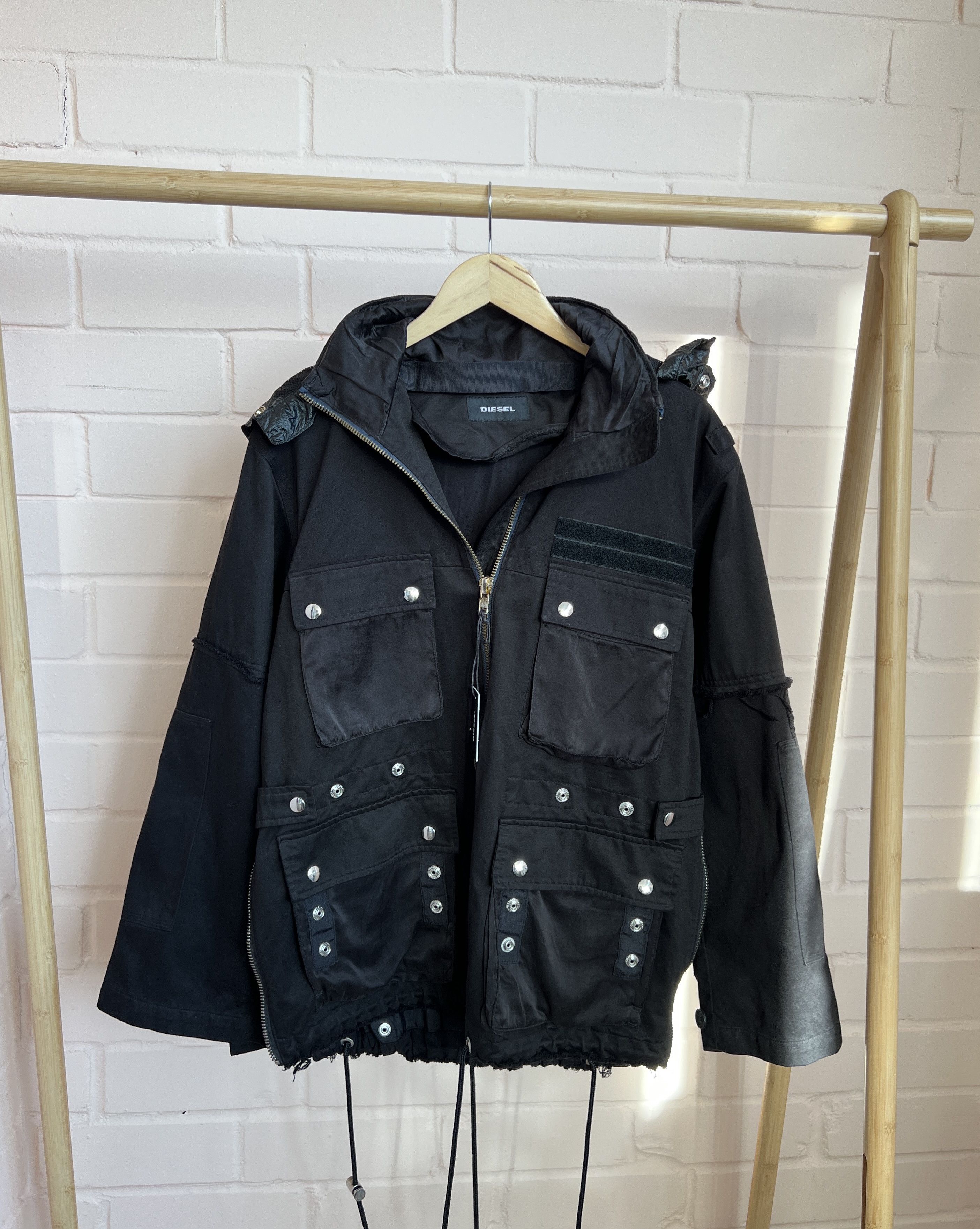 Diesel Crazy Designer Sample Diesel Mulitpockets Distressed Jacket Size US M / EU 48-50 / 2 - 5 Thumbnail