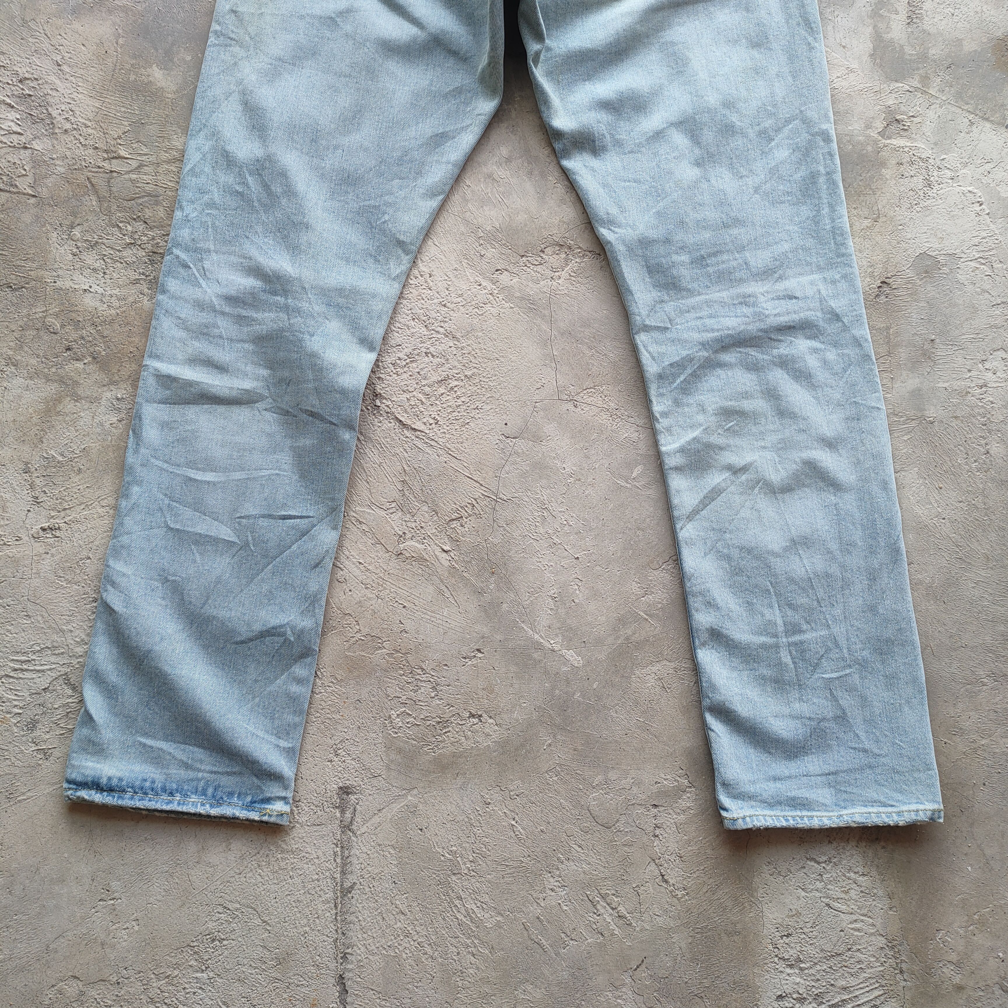 Gap W32 VINTAGE GAP FADED BLUE DISTRESSED JEAN PANTS Size US 32 / EU 48 - 11 Thumbnail