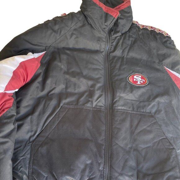NFL × Vintage Vintage San Francisco 49ers Men’s Game Day Jacket Black Size US XL / EU 56 / 4 - 1 Thumbnail