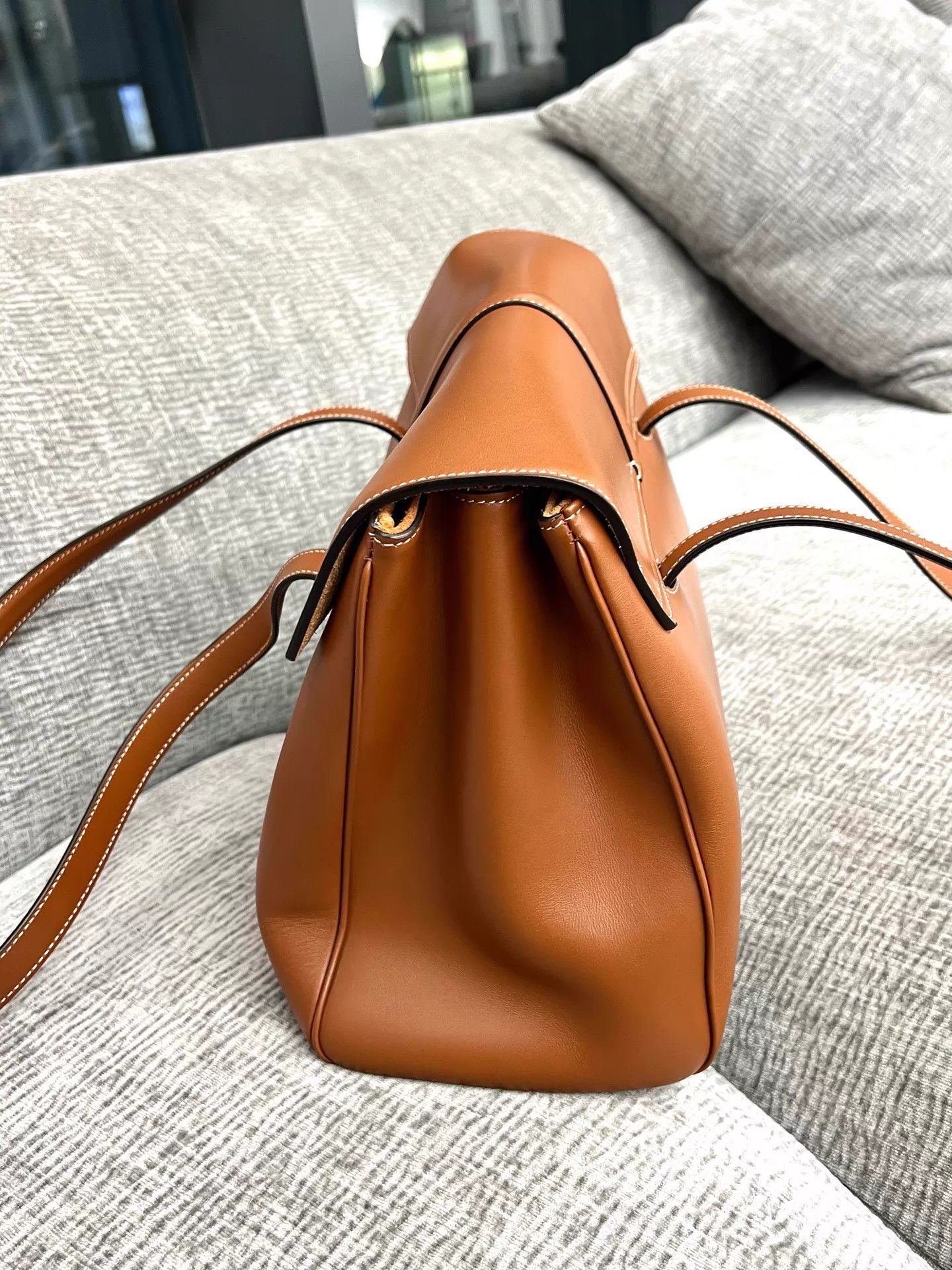 Celine Celine Soft Tote 32cm Leather Caramel 21 Size ONE SIZE - 6 Thumbnail