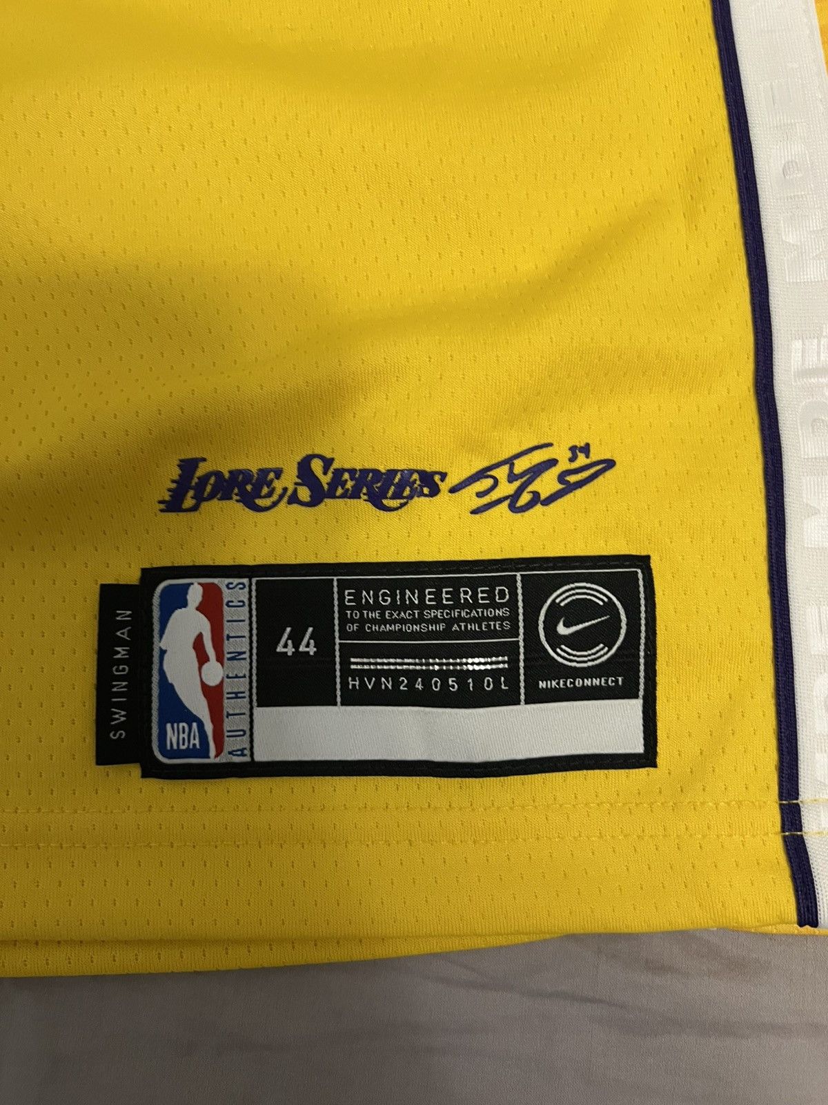 NBA Lebron James LA Lakers City jersey Size US M / EU 48-50 / 2 - 4 Thumbnail