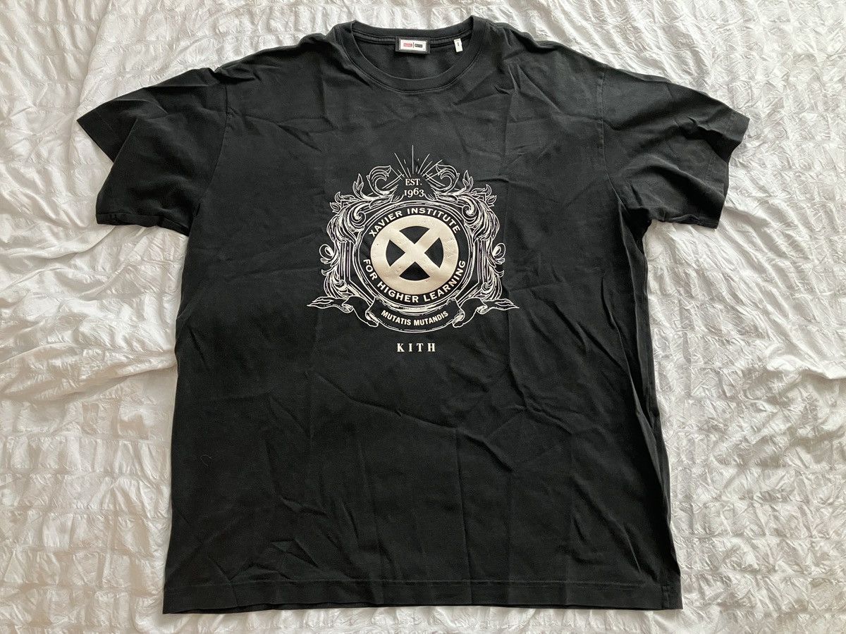 Kith × Marvel Comics Kith x Marvel X-MEN Xavier Institute logo shirt. Black Size US L / EU 52-54 / 3 - 1 Thumbnail