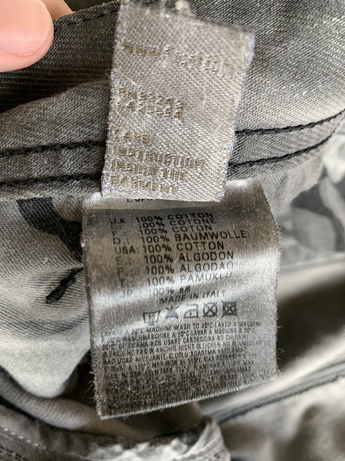If Six Was Nine × Japanese Brand DIESEL SAFADO PUNK STYLE DISTRESSED DENIM MADE IN ITALY☠️ Size US 33 - 22 Thumbnail