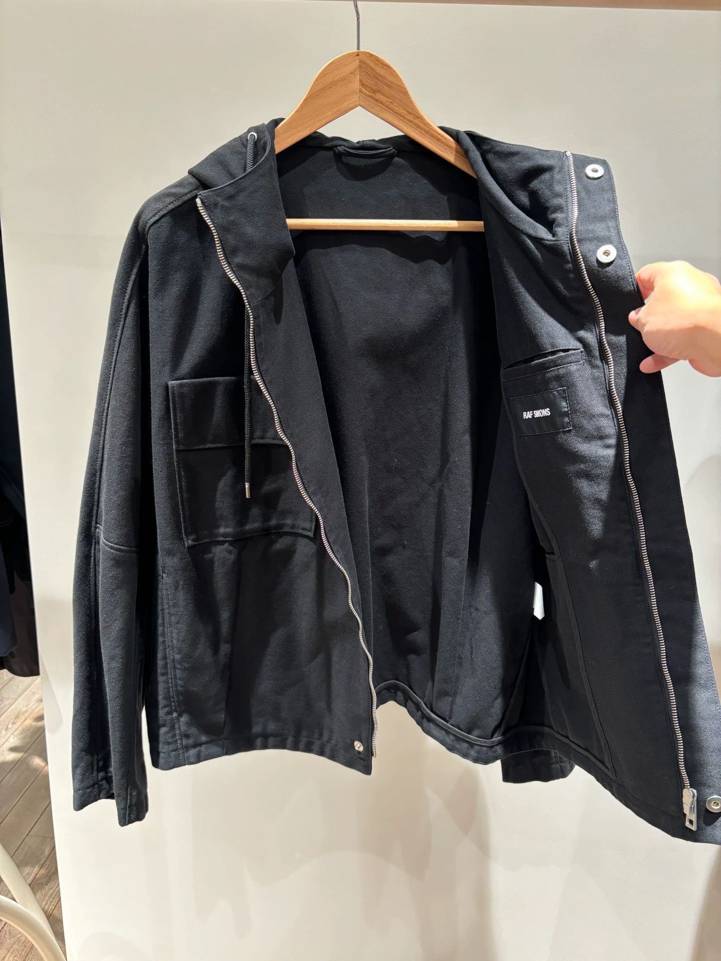 Raf Simons Raf Simons Hooded wide short coat Size US M / EU 48-50 / 2 - 9 Thumbnail