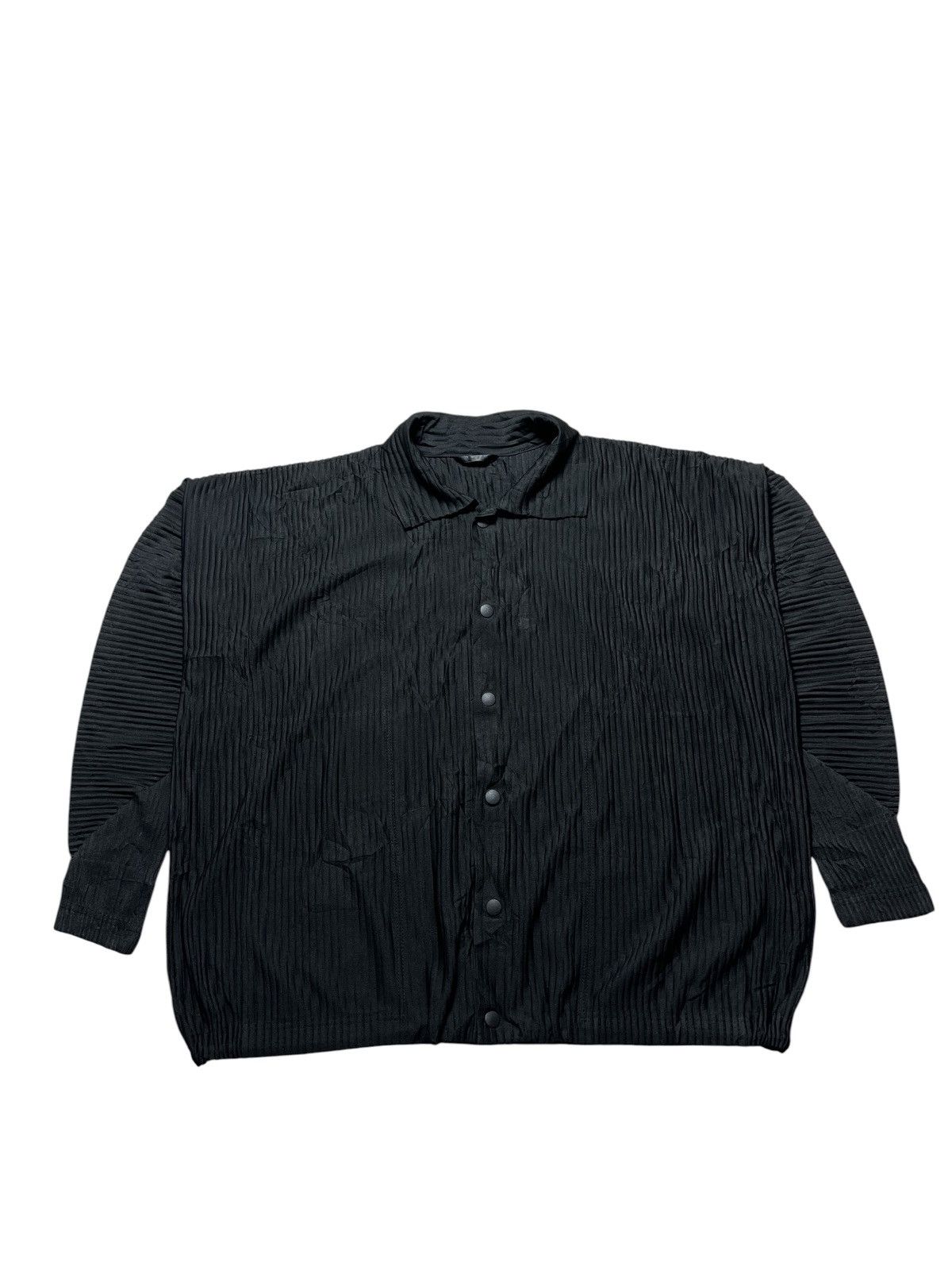 Homme Plisse Issey Miyake Homme Plisse Issey Miyake Button Jacket Size US XL / EU 56 / 4 - 1 Thumbnail