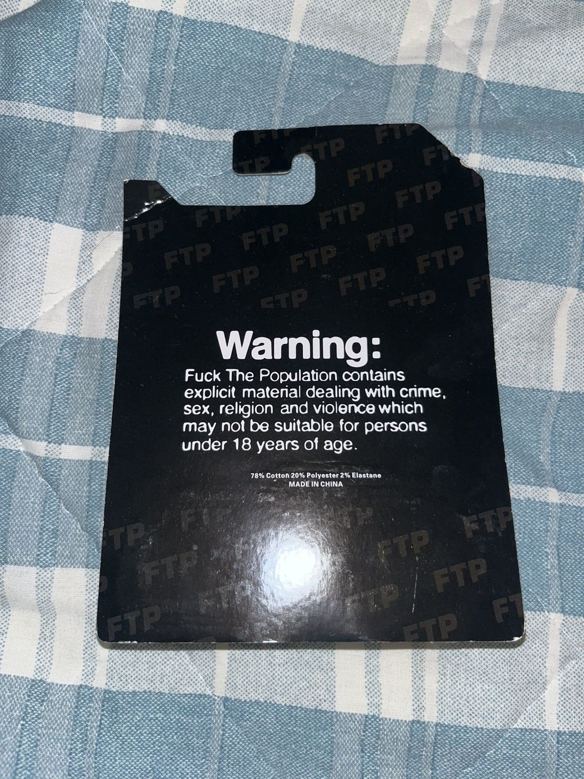 Fuck The Population FTP 500 Toy Car Size ONE SIZE - 2 Thumbnail
