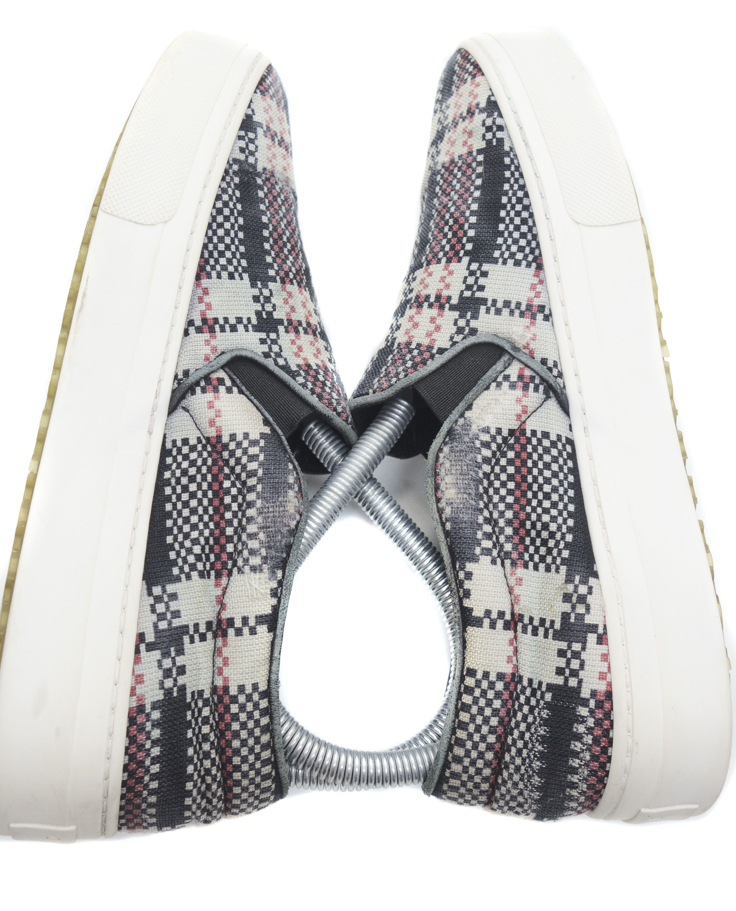 Celine × Hedi Slimane Hedi Slimane Era Plaid Skate Slip Ons Size US 8 / IT 38 - 4 Thumbnail