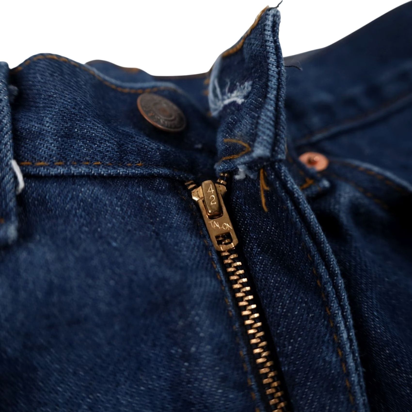 Denime VINTAGE Levis 517 Orange Tab Boot Cut Denim Jeans Shirt - 30x30 Blue Mens Size US 30 / EU 46 - 6 Thumbnail