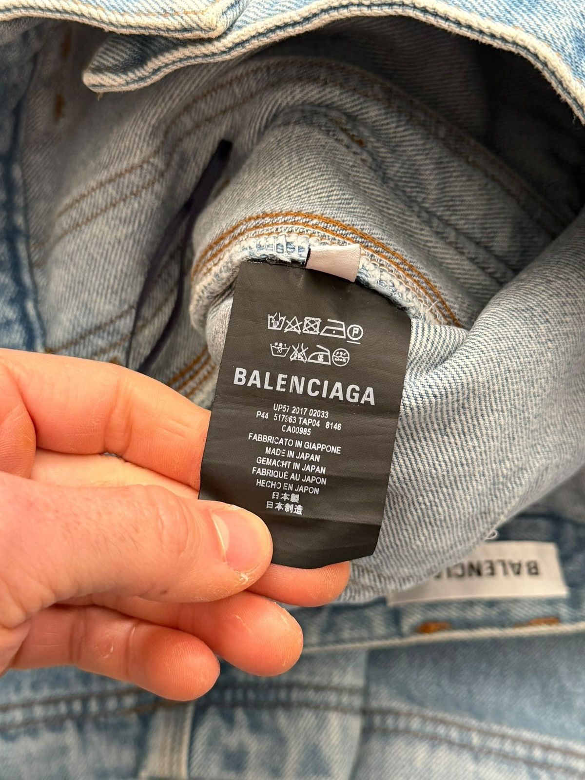 Balenciaga 2017 Convertible Denim Cargo Pants Size US 30 / EU 46 - 9 Thumbnail