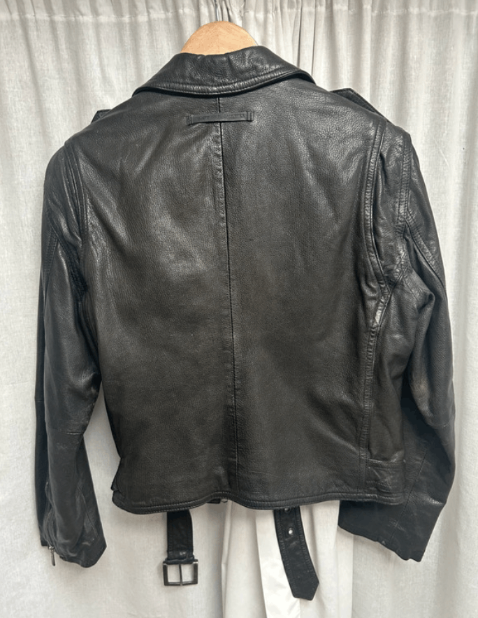 Jean Paul Gaultier × Leather Jean Paul Gaultier Jacket Leather Biker Crop Coat EX0083 Size XL / US 12-14 / IT 48-50 - 5 Thumbnail