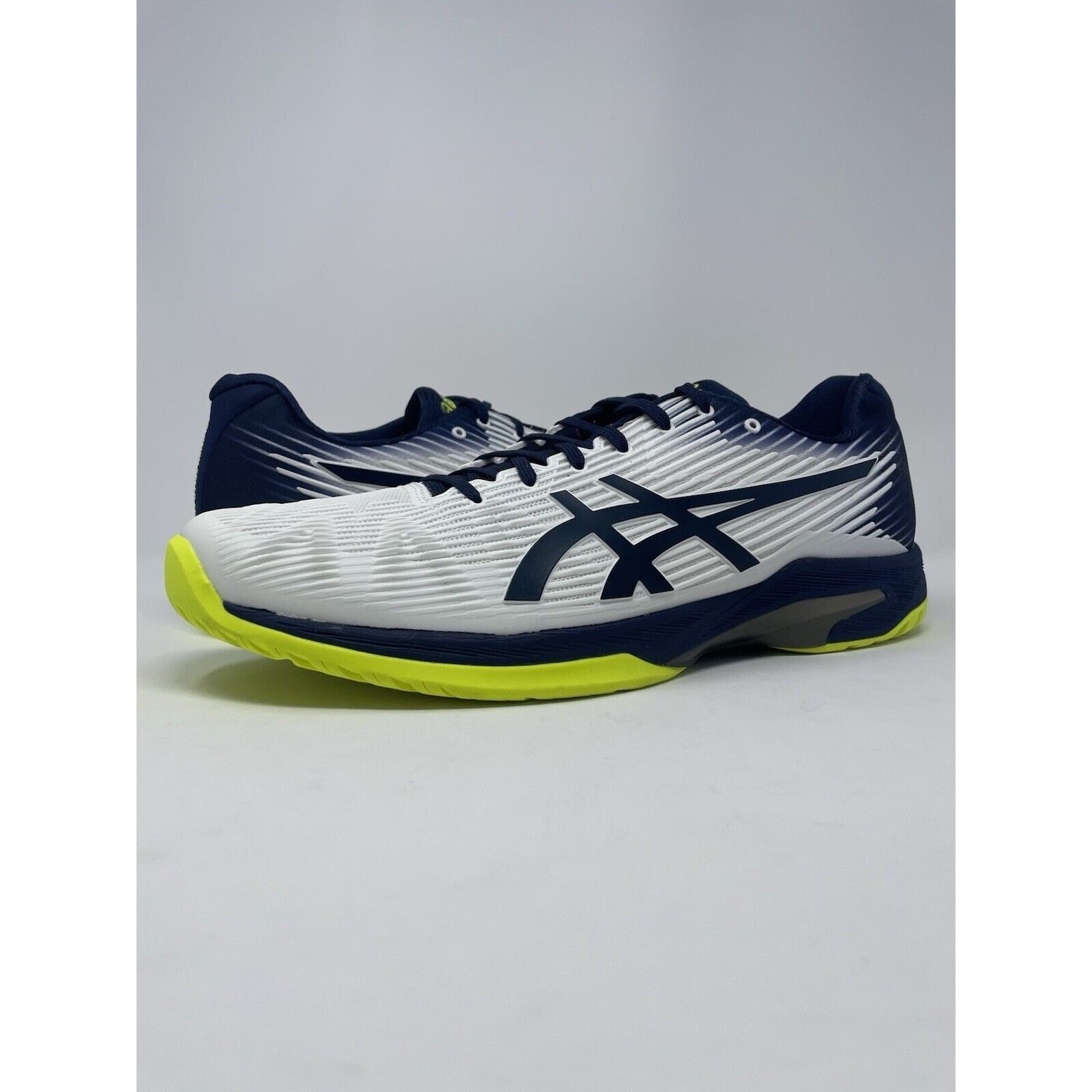 Asics Asics Solution Speed FF Tennis Shoes White Blue Mens Size 15 Size US 15 / EU 48 - 2 Thumbnail