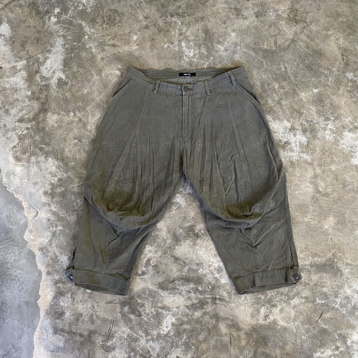 Issey Miyake 2000s Ne-net By Issey Miyake Back Pocket Serpa Short Pants Size US 31 - 1 Thumbnail