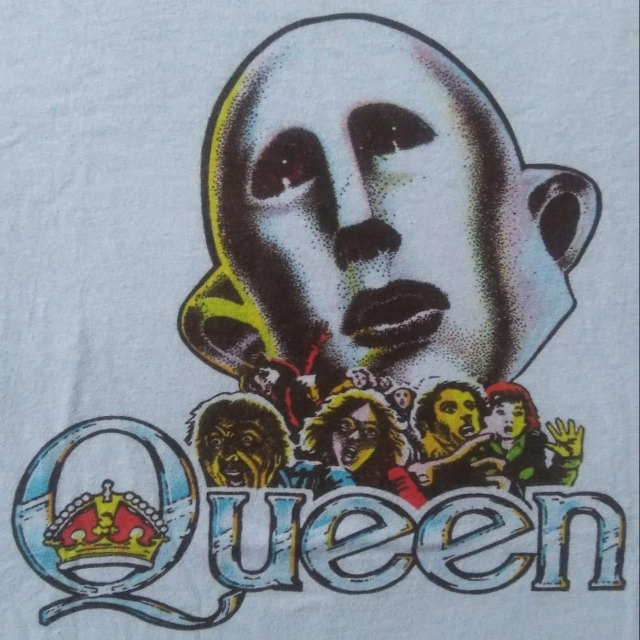 Band Tees × Vintage Vintage Original Queen Band 1977 News Of The World T-shirt Size US L / EU 52-54 / 3 - 2 Thumbnail