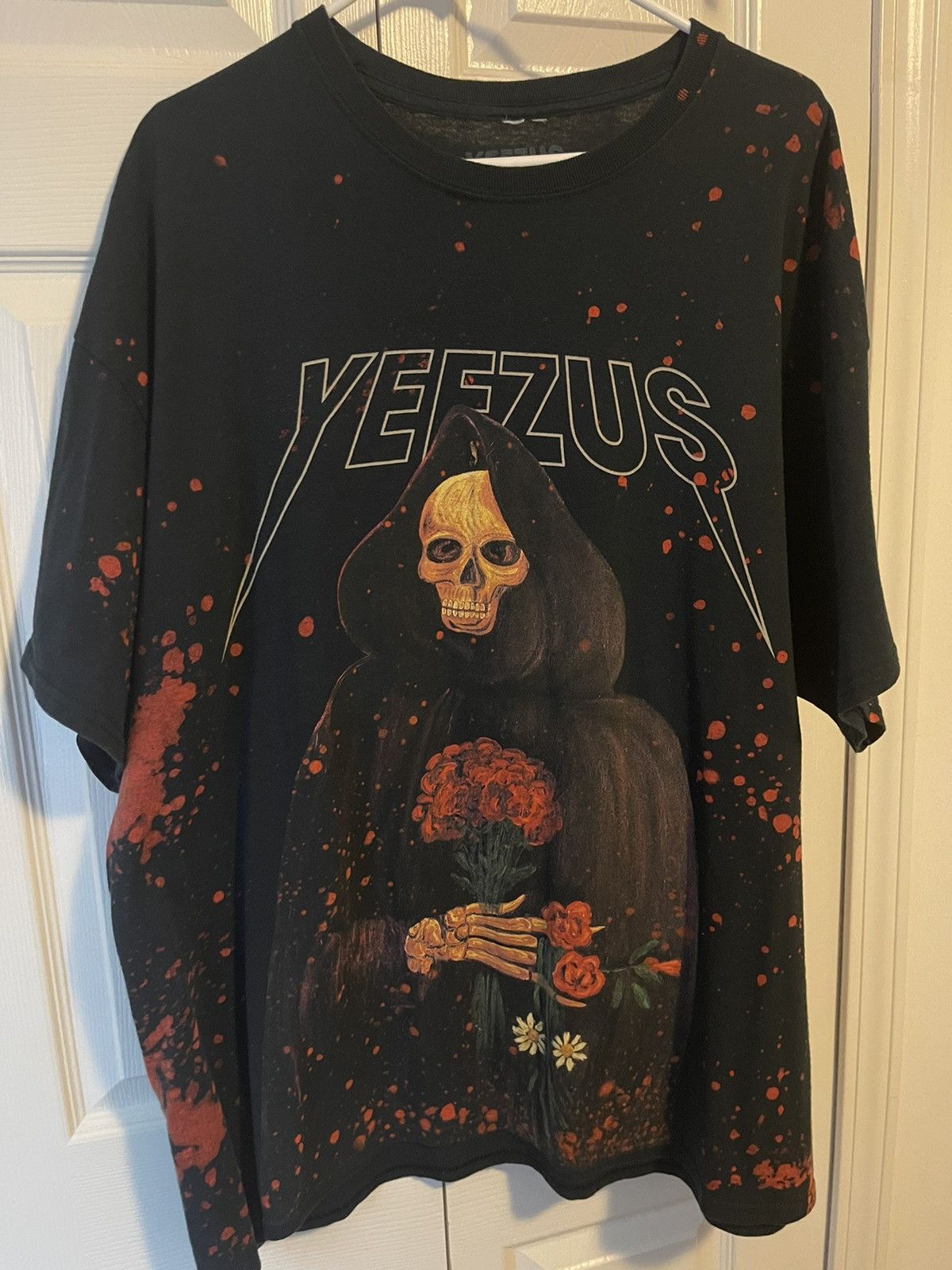 Kanye West 2014 Yeezus Australian Tour Red Splatter Shirt Size US XXL / EU 58 / 5 - 1 Thumbnail