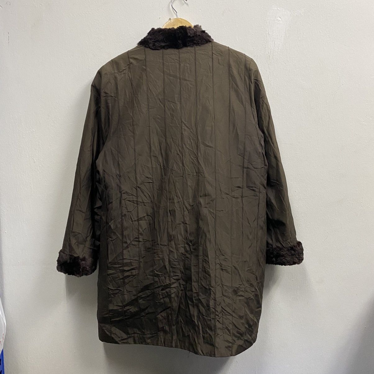 Balmain Balmain Paris brown reversible Faux Fur trimmed Coat Size US L / EU 52-54 / 3 - 2 Thumbnail
