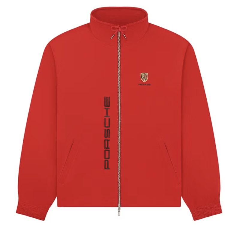 Aime Leon Dore × Porsche Design Aime Leon Dore Porsche Nylon Track Jacket Men’s Tango Red Size US XL / EU 56 / 4 - 2 Thumbnail