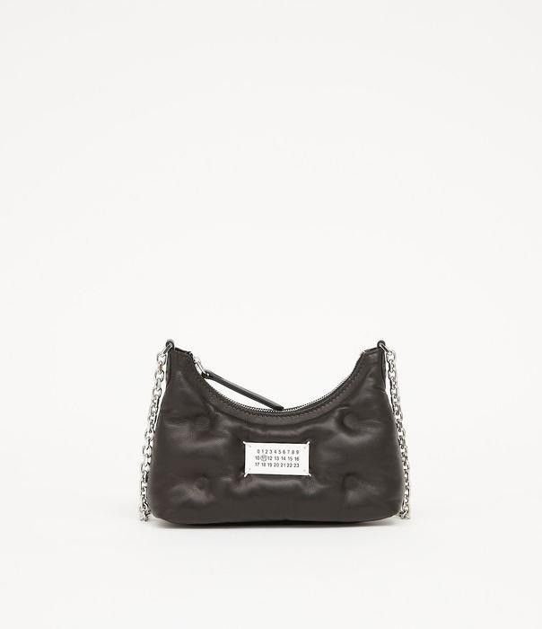 Maison Margiela o1bcso1str0526 Size: OS / Glam Slam Hobo Micro Bag in Black Size ONE SIZE - 1 Thumbnail
