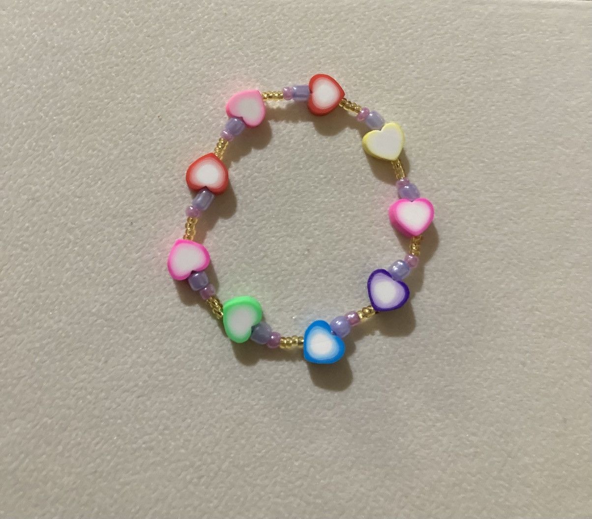 Other Coloured hearts bracelet Size ONE SIZE - 1 Preview