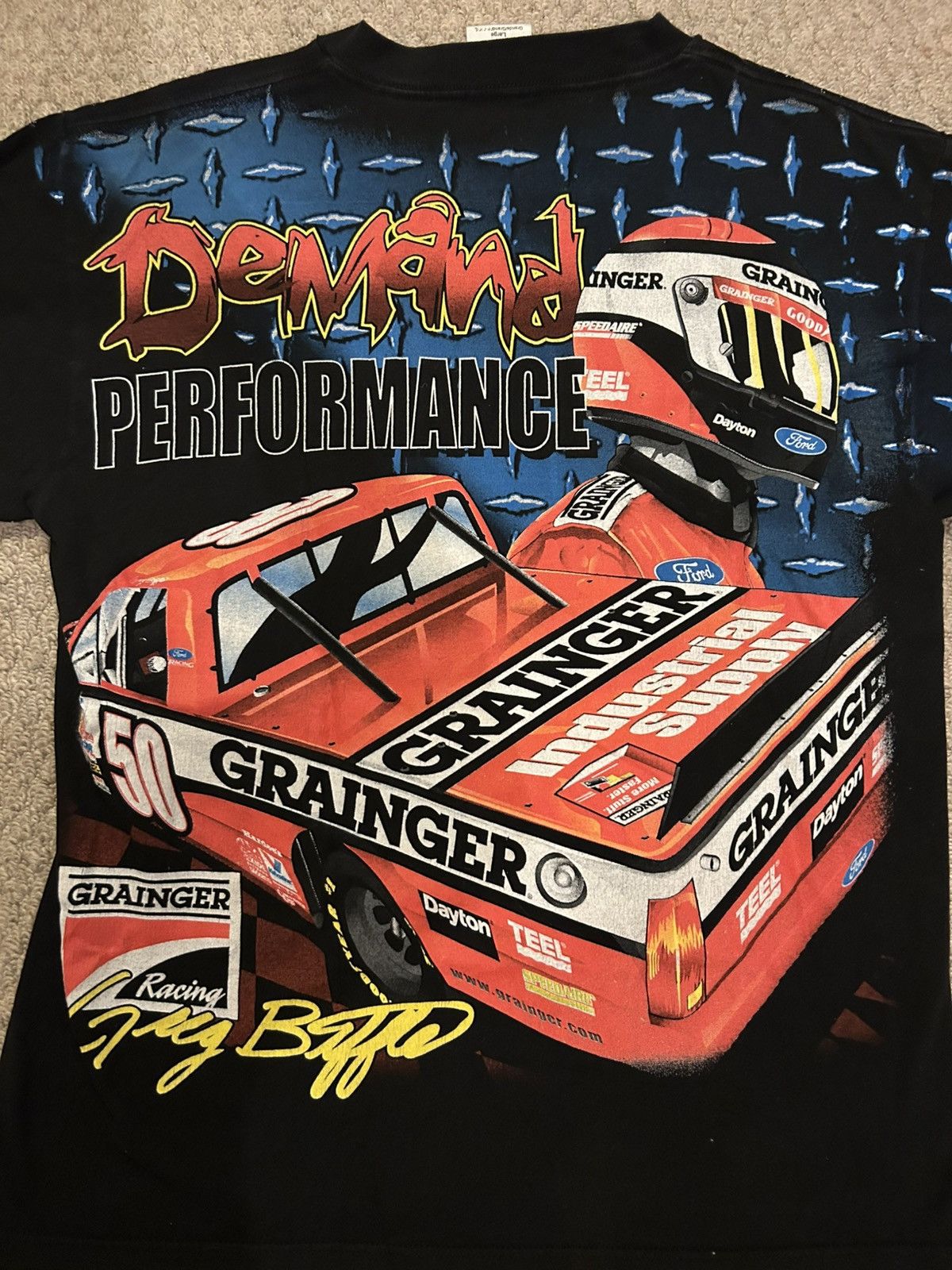 Vintage 1999 Vintage Nascar T-Shirt Size US L / EU 52-54 / 3 - 6 Thumbnail