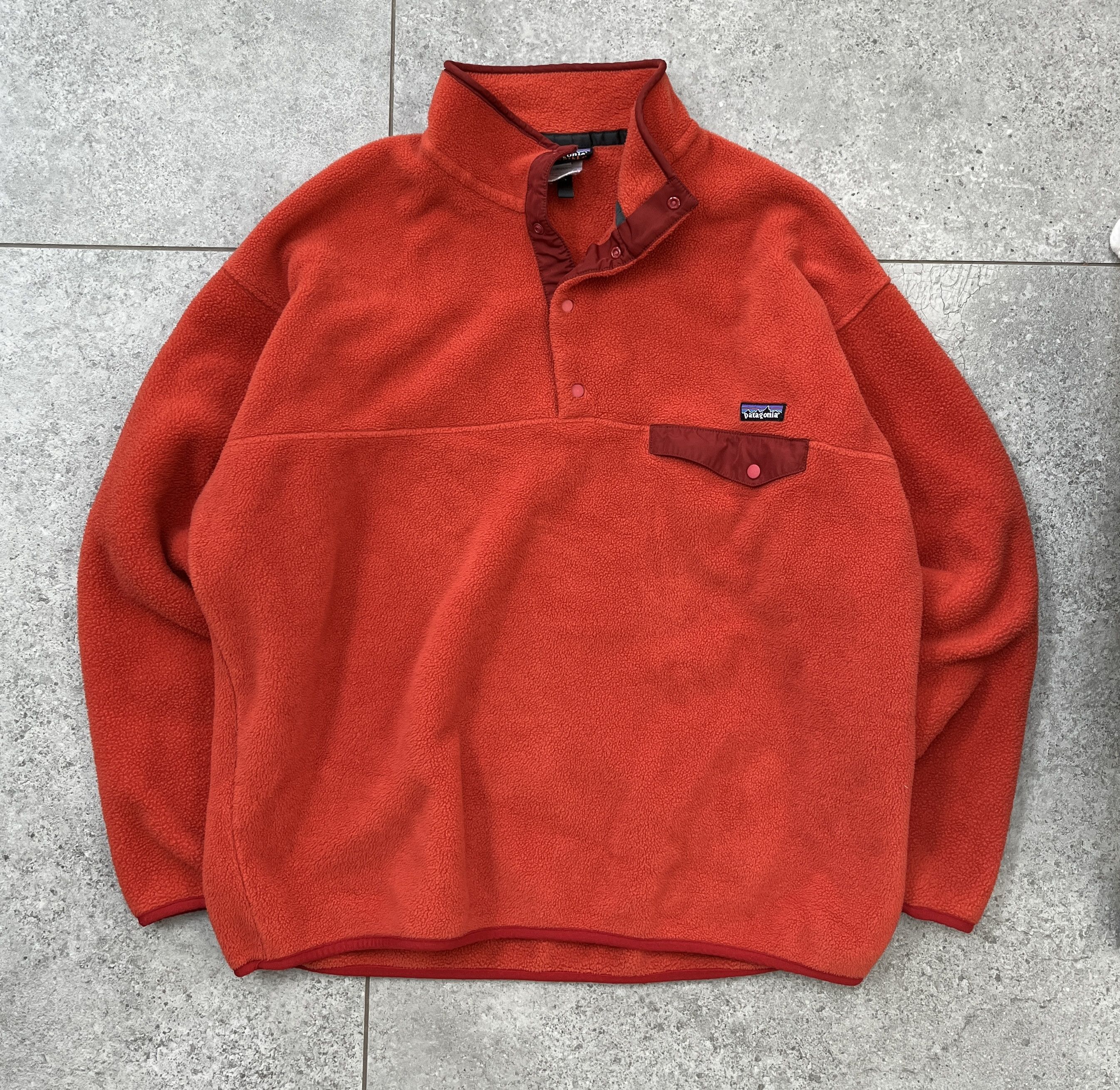 Image of Patagonia - Synchilla Snap-T Feece (Xl) in Orange, Men's