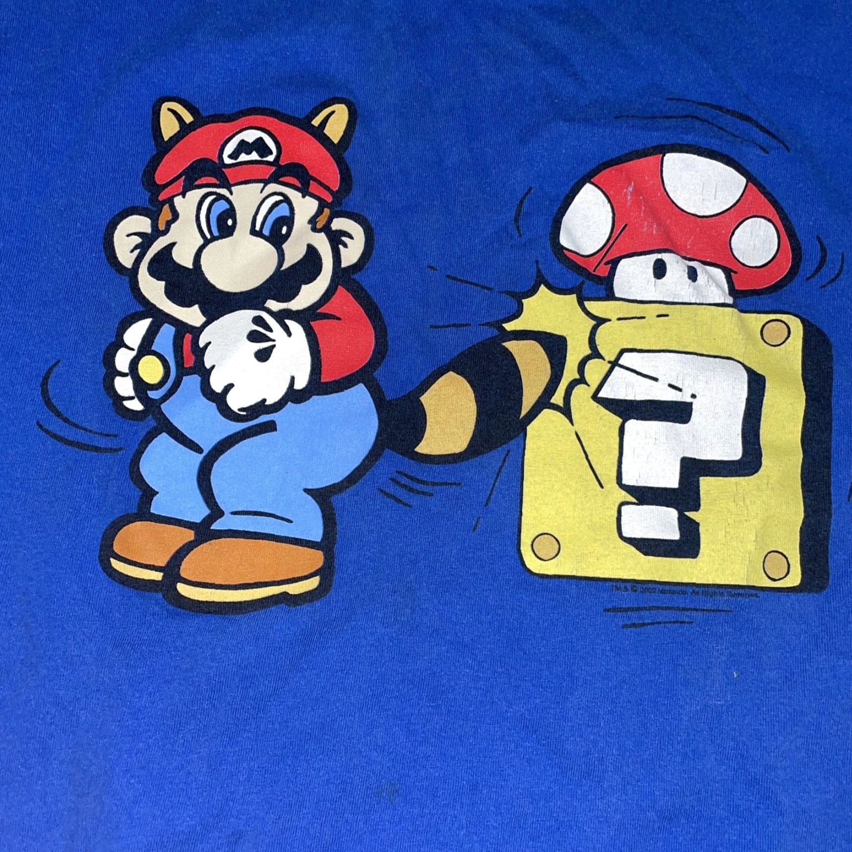 Vintage VINTAGE Super Mario Bros T-Shirt Men XL Blue Video Game Comic Crewneck Size US XL / EU 56 / 4 - 2 Thumbnail