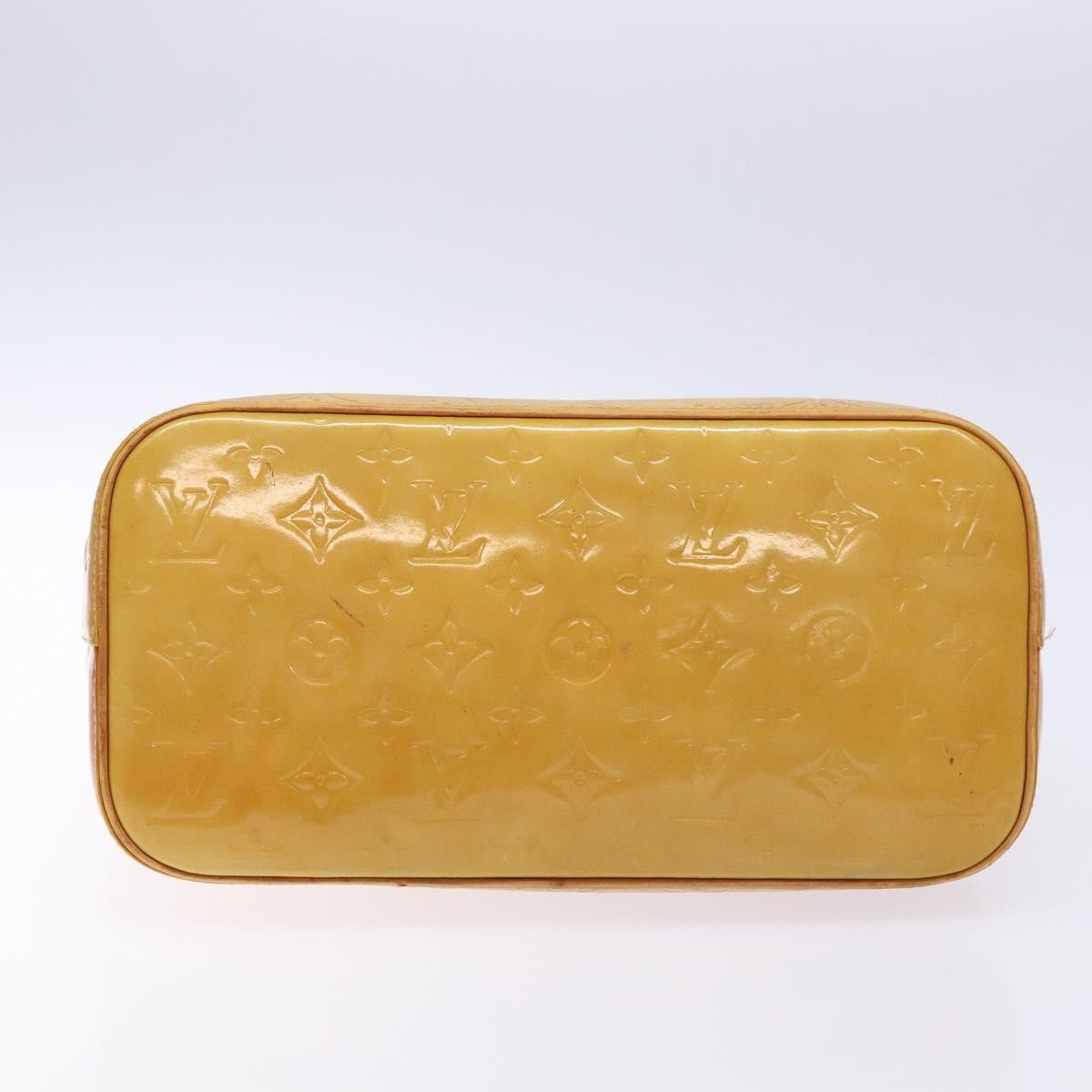 Louis Vuitton LOUIS VUITTON Monogram Vernis Houston Hand Bag Beige M91004 Size ONE SIZE - 9 Thumbnail