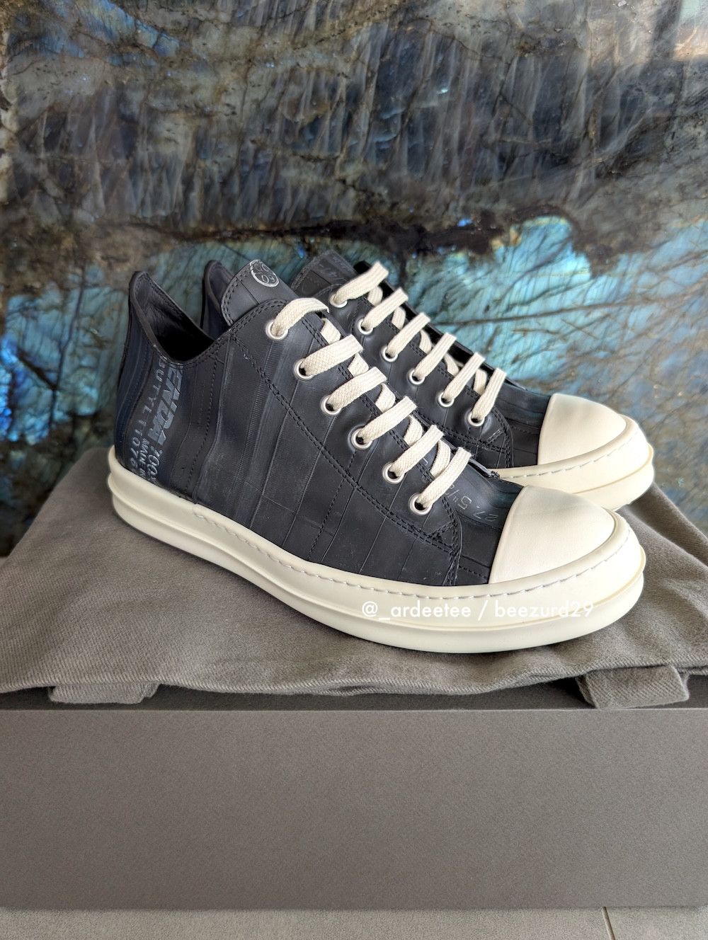 Rick Owens 💥1/1 SAMPLE MATISSE DI MAGGIO RUBBER RAMONES LOW FW24 Size US 8 / EU 41 - 1 Thumbnail