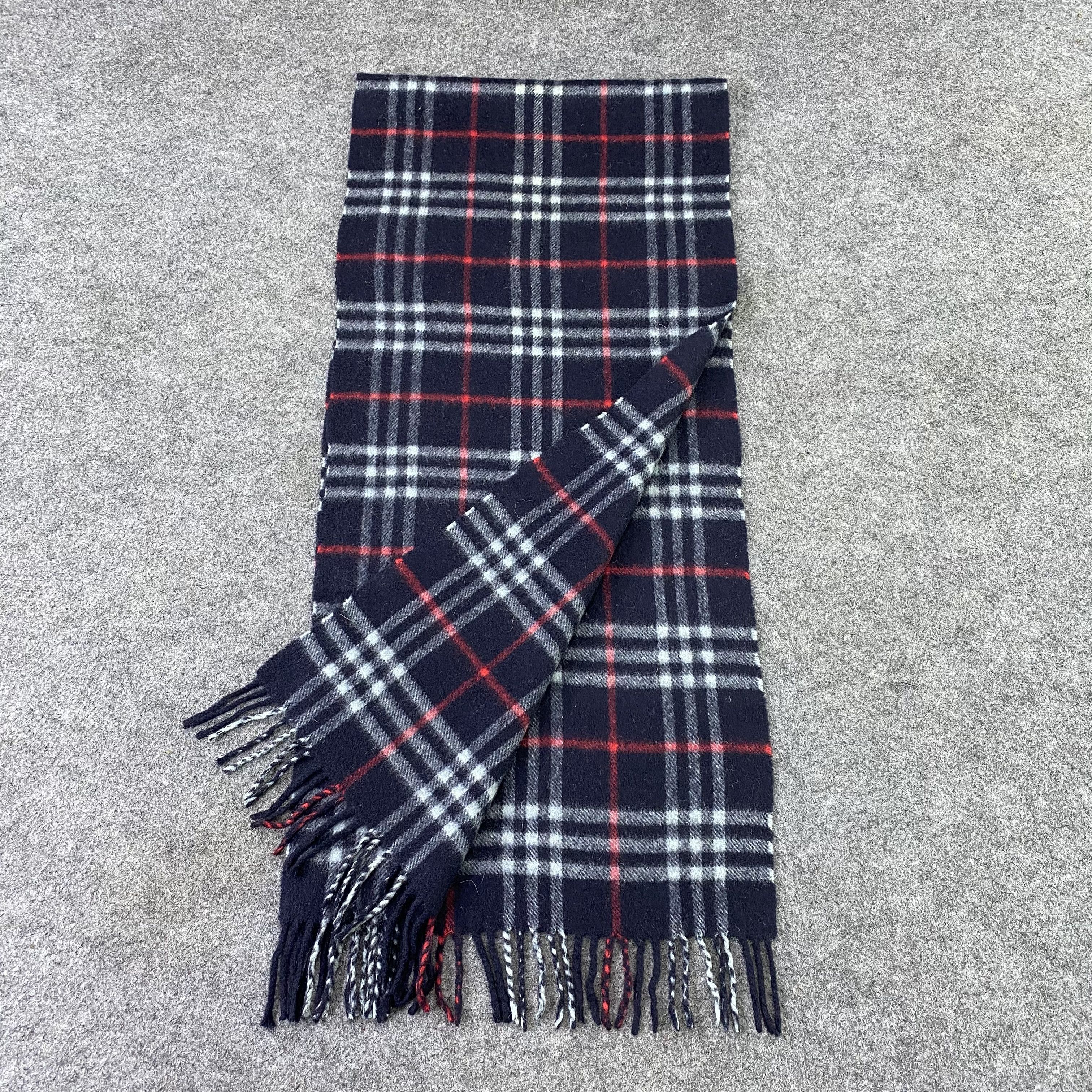 Burberry Vintage Burberry Cashmere Scarf / Muffler / Neckwear-K060 Size ONE SIZE - 3 Thumbnail