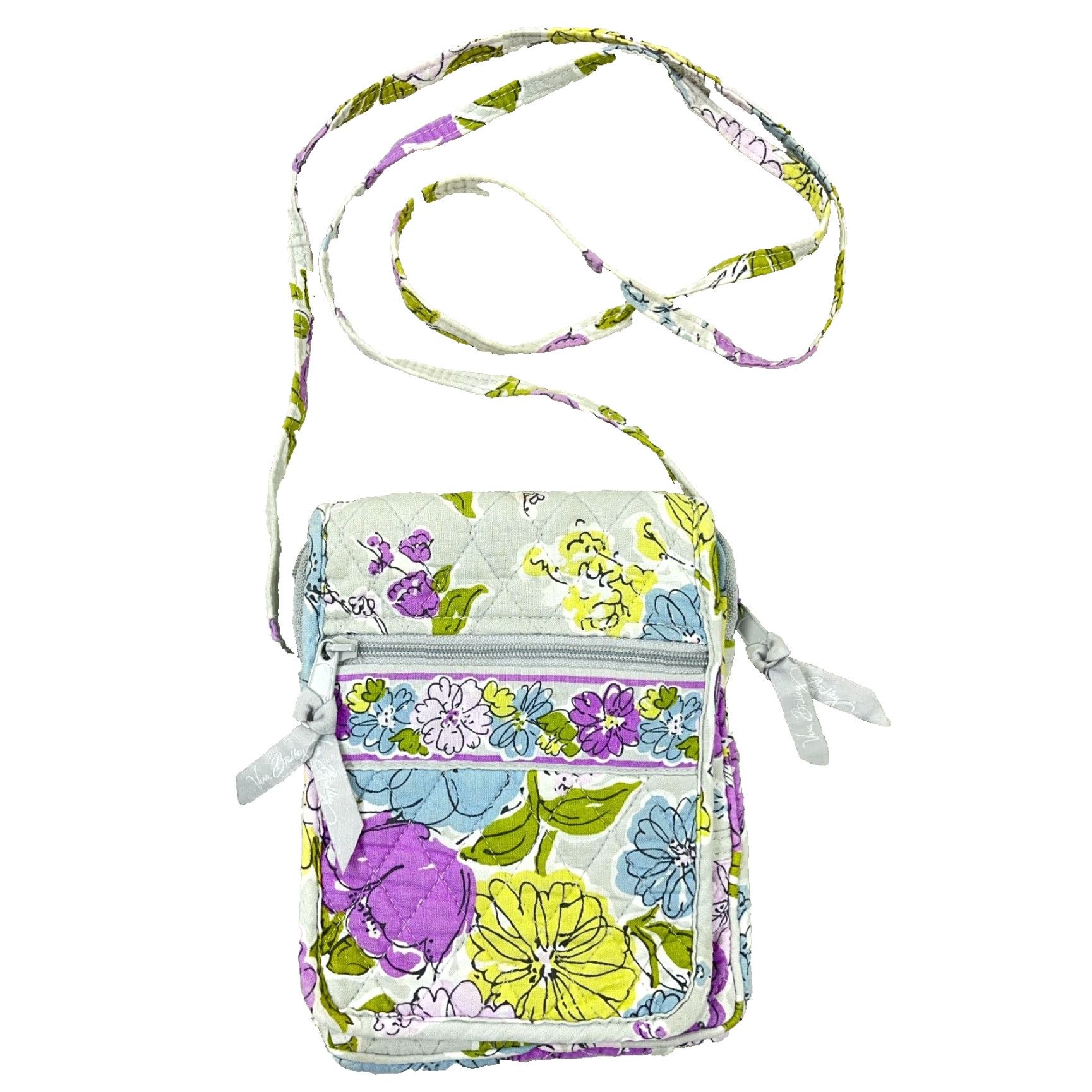 Vera Bradley Vera Bradley Hipster Mini Crossbody Purse Watercolor Gray Purple VTG Y2K 6"x7" Womens Size ONE SIZE - 2 Thumbnail