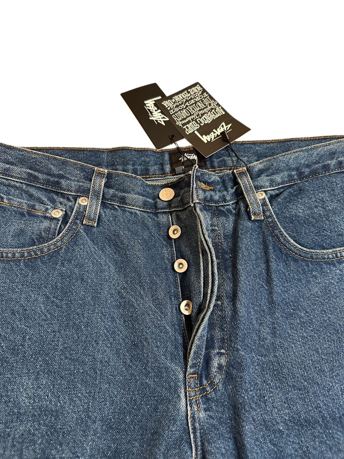 Stussy Stussy Medium Wash Slim Ol' Jean Size US 34 / EU 50 - 5 Thumbnail
