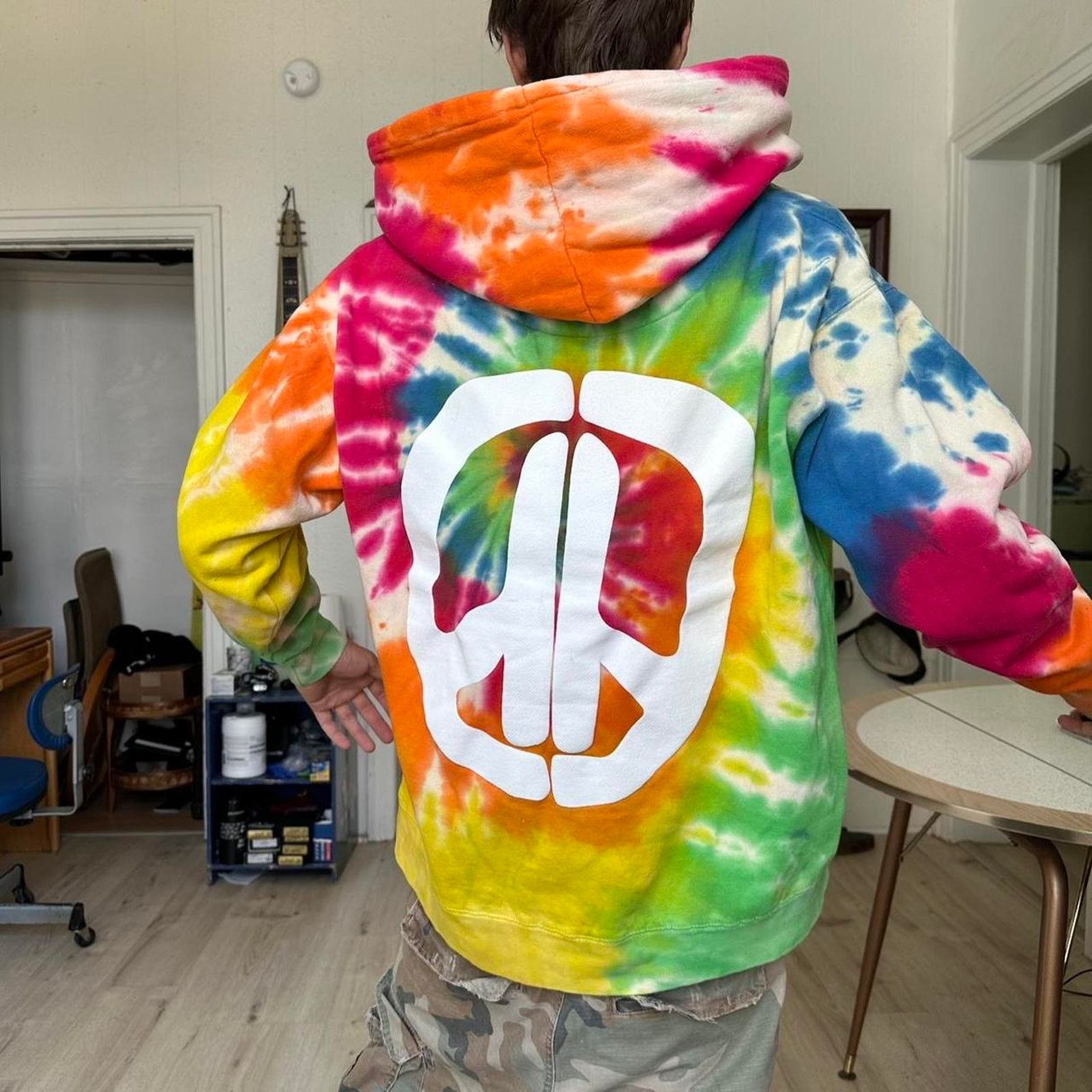 Other Haven House Los Angeles Tie Dye Peace Sweatshirt Hoodie Size US L / EU 52-54 / 3 - 5 Thumbnail