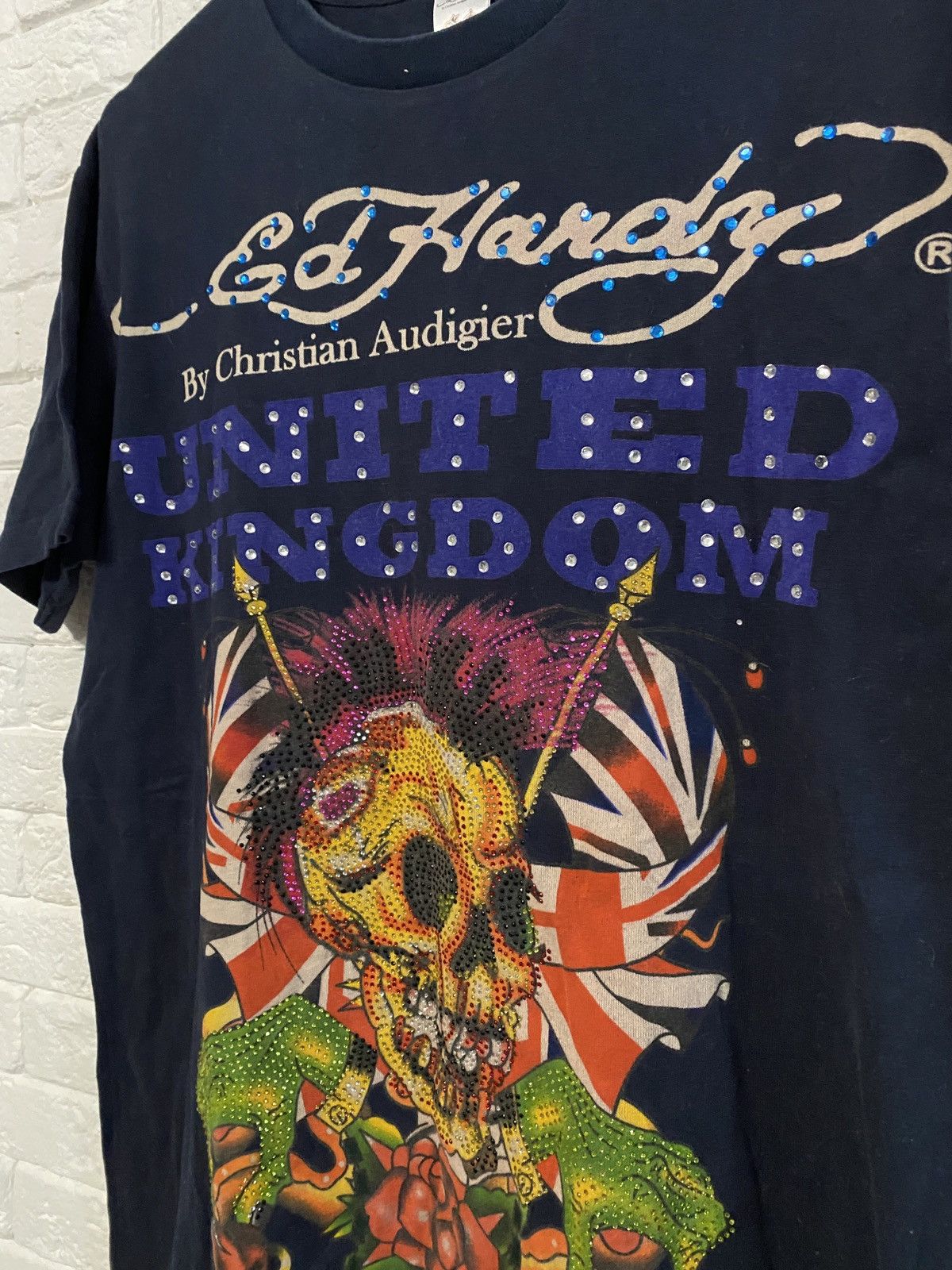 Christian Audigier × Ed Hardy Christian Audigier c Ed Hardy Tee Great Britain Flag 🇬🇧 Size US L / EU 52-54 / 3 - 2 Thumbnail