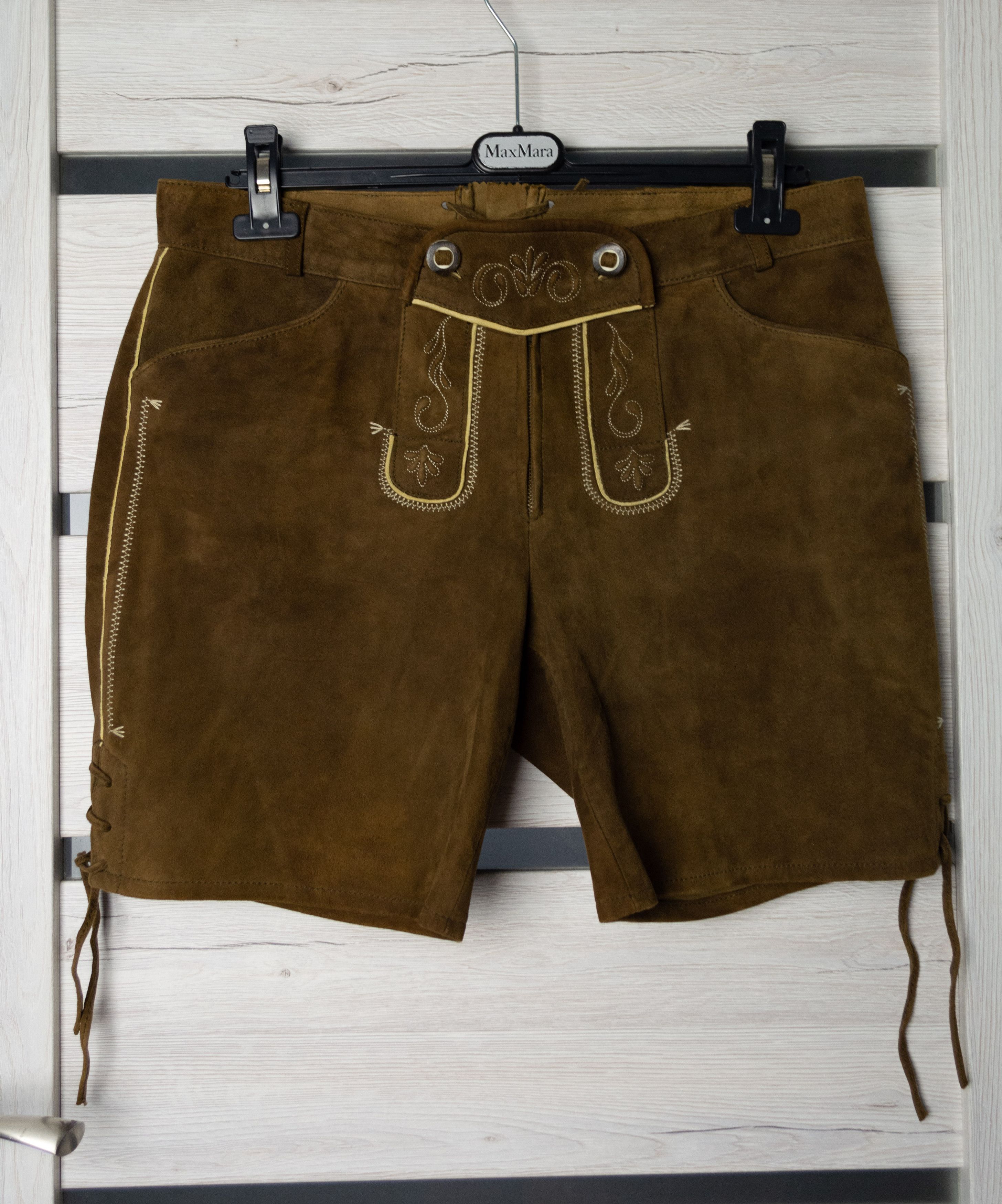Genuine Leather SPIETH&WENSKY LEDERHOSE LEATHER PANTS OKTOBERFEST Size 34" / US 12 / IT 48 - 1 Thumbnail